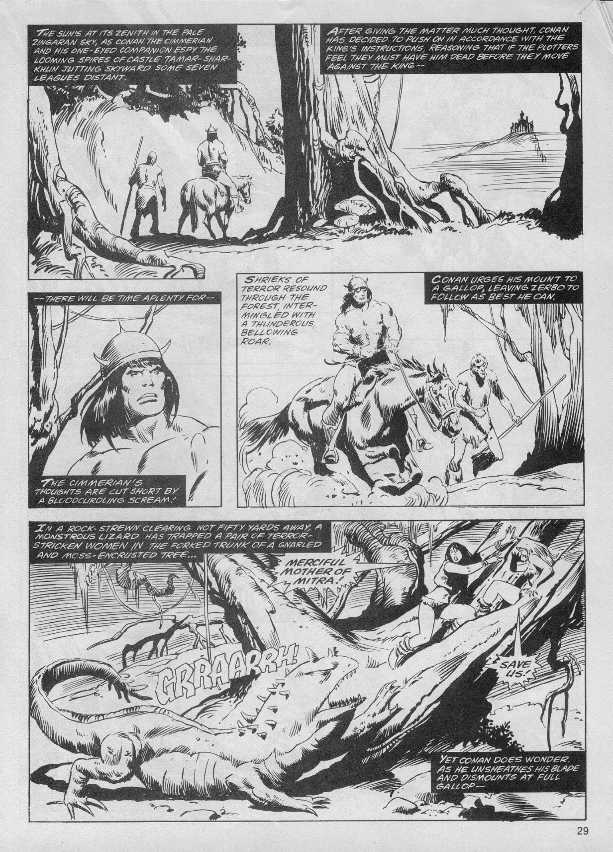 Read online The Savage Sword Of Conan comic -  Issue #61 - 29