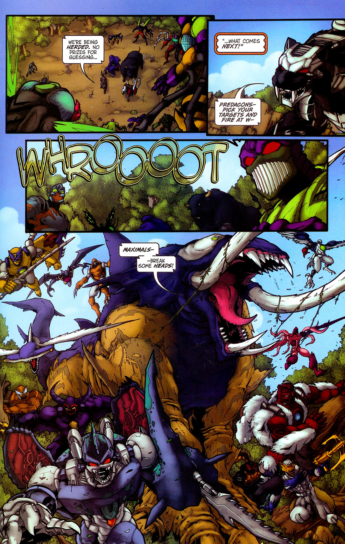 Read online Transformers, Beast Wars The Gathering comic Issue 4