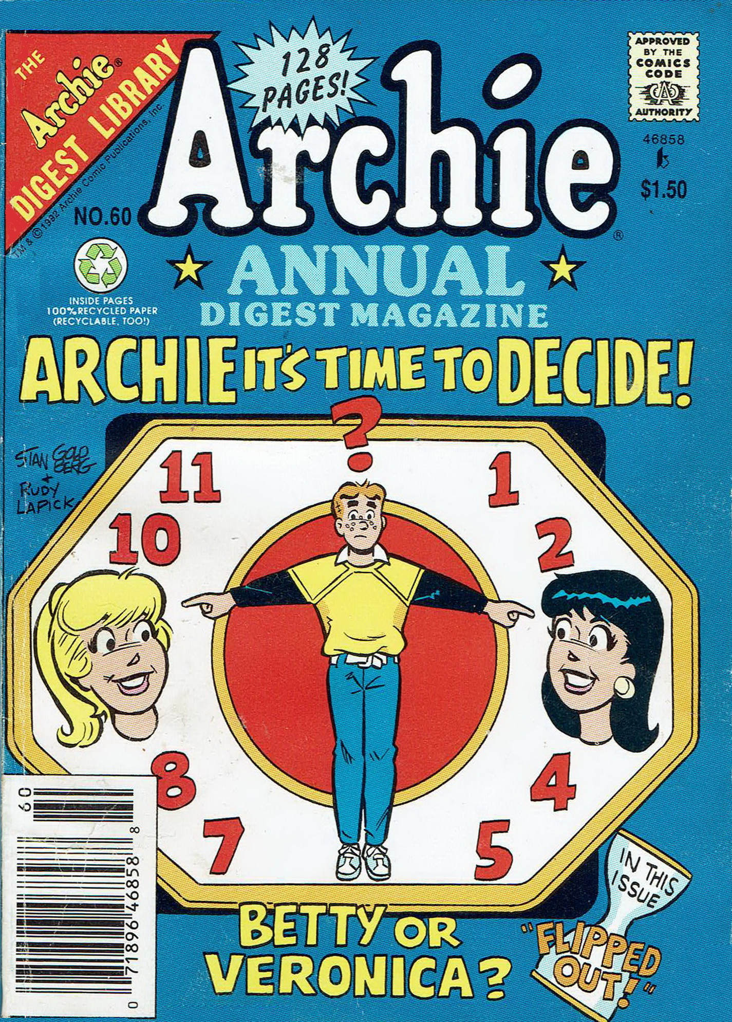 Read online Archie Annual Digest Magazine comic -  Issue #60 - 1