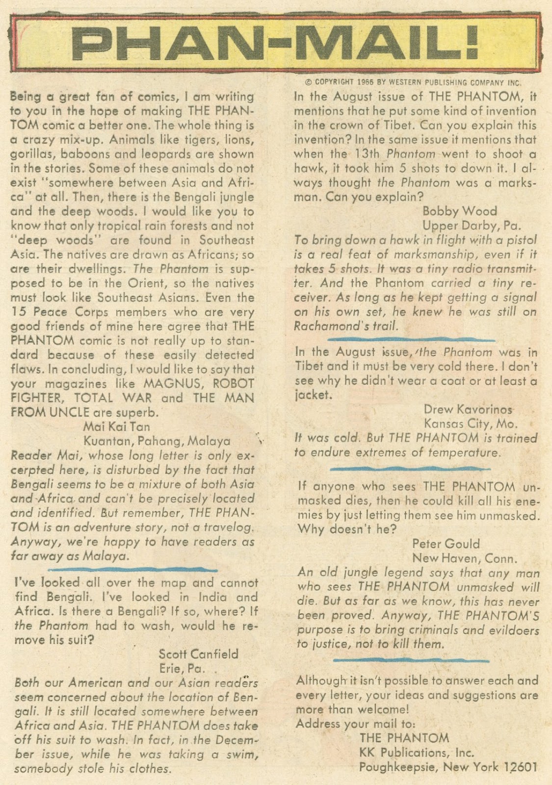 The Phantom (1962) issue 16 - Page 20