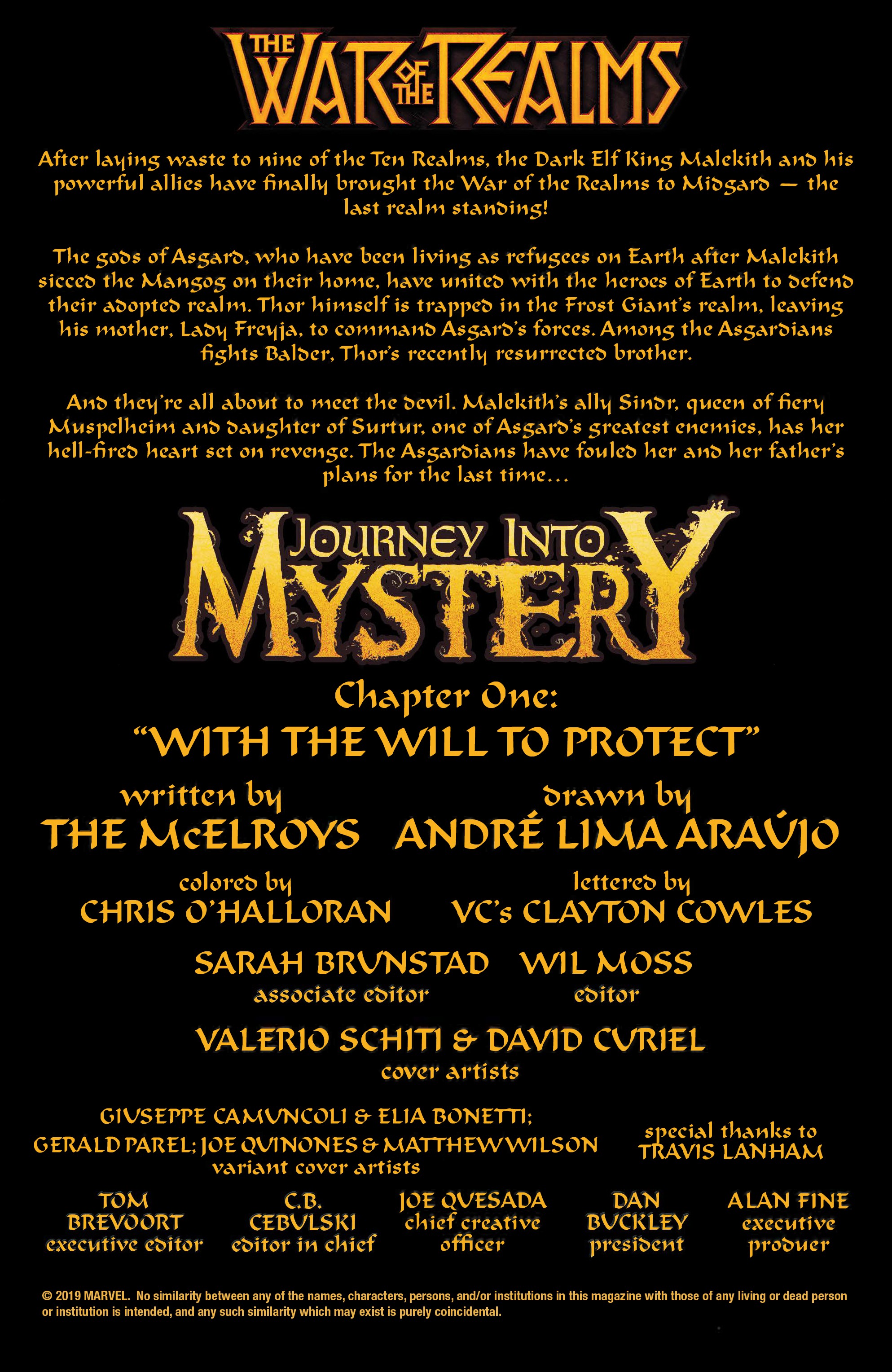 Read online War of the Realms: Journey Into Mystery comic -  Issue #1 - 2