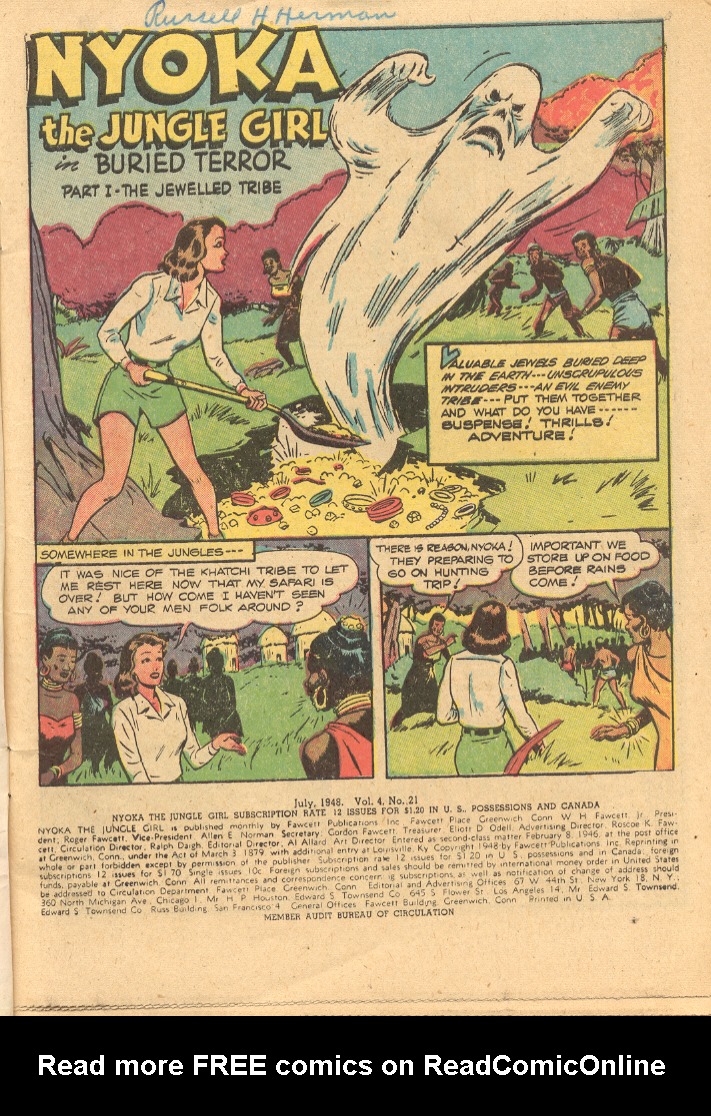 Read online Nyoka the Jungle Girl (1945) comic -  Issue #21 - 3