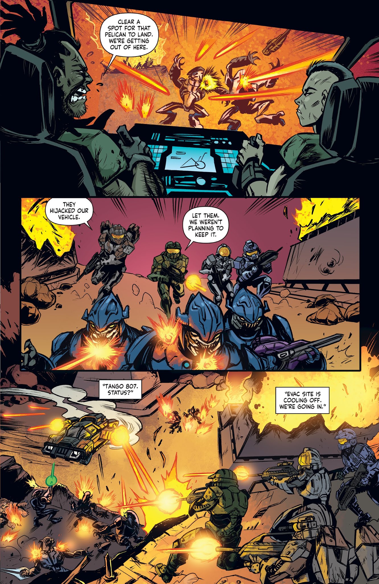Read online Halo: Collateral Damage comic -  Issue #3 - 17