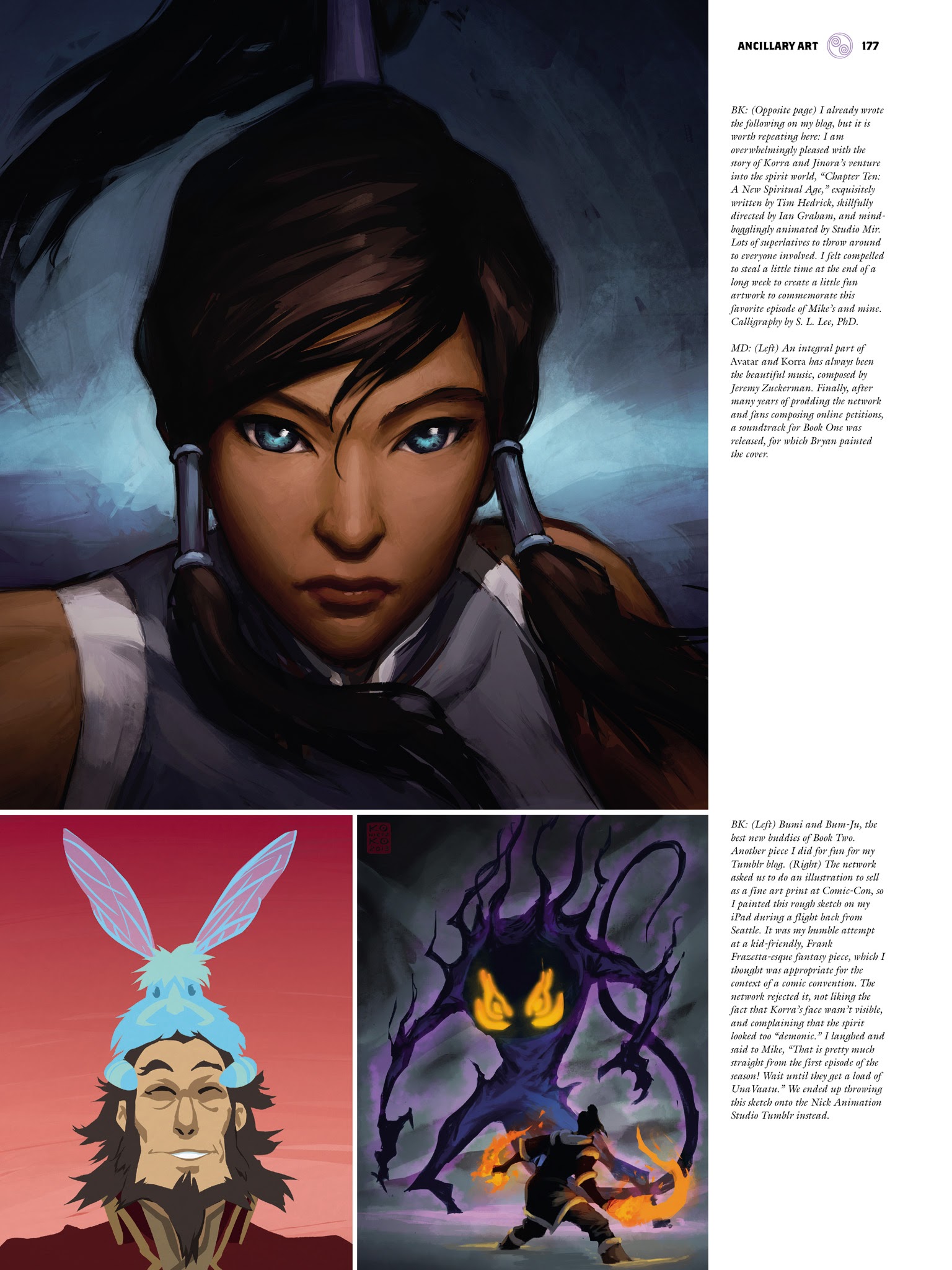 Read online The Legend of Korra: The Art of the Animated Series comic -  Issue # TPB 2 - 162