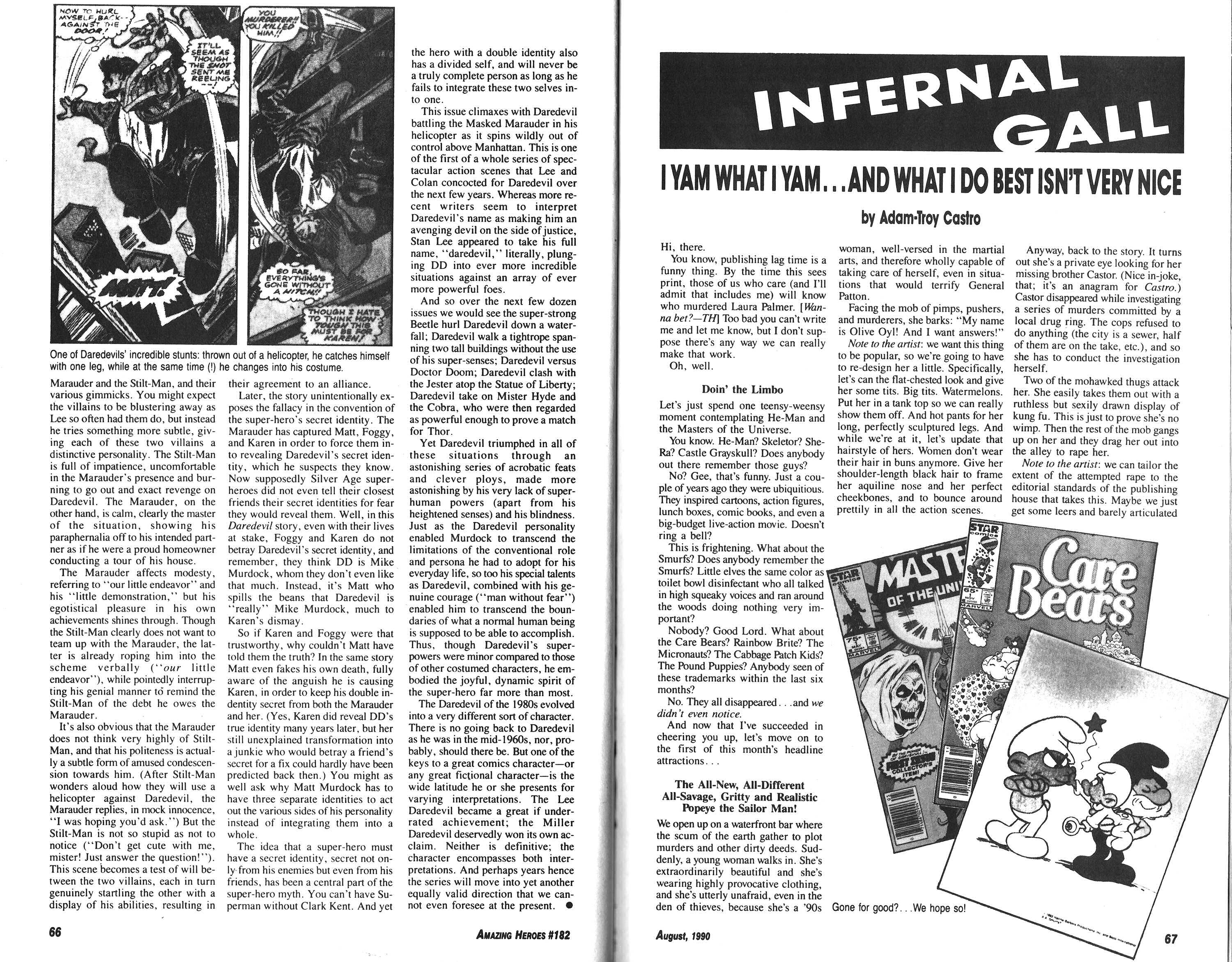 Read online Amazing Heroes comic -  Issue #182 - 34