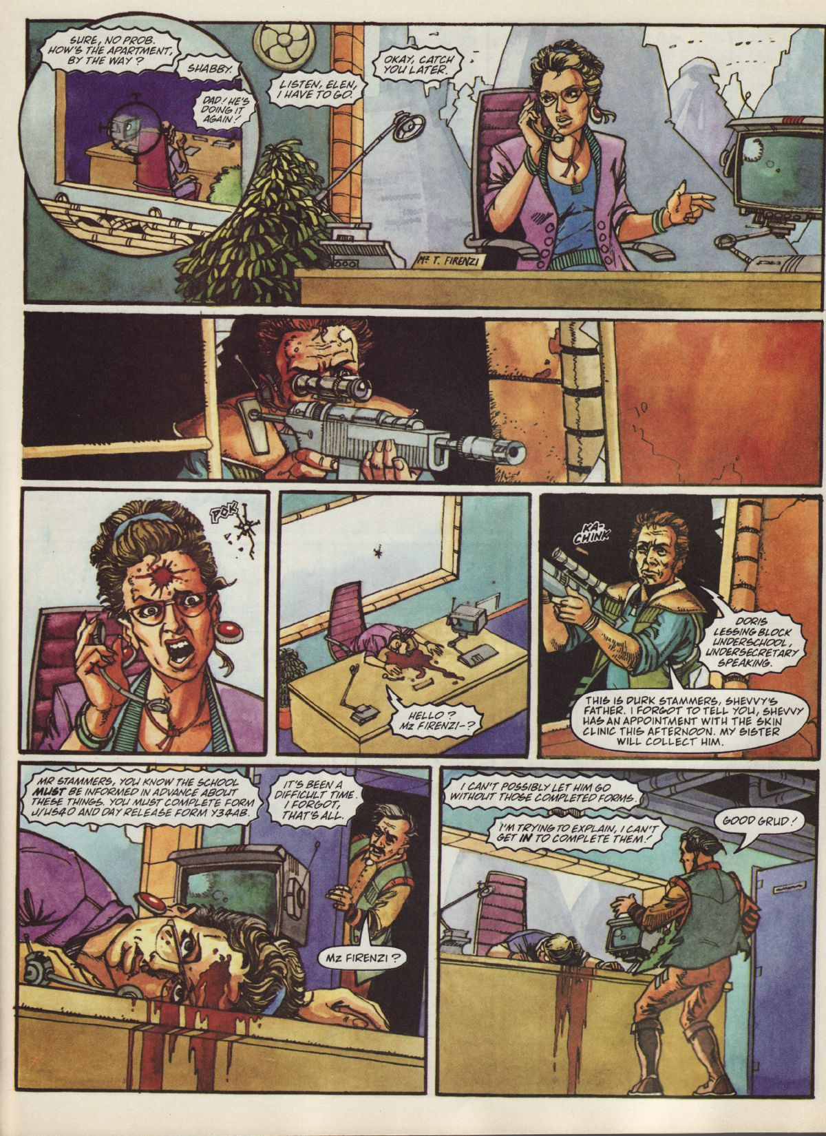 Read online Judge Dredd Megazine (vol. 3) comic -  Issue #22 - 22