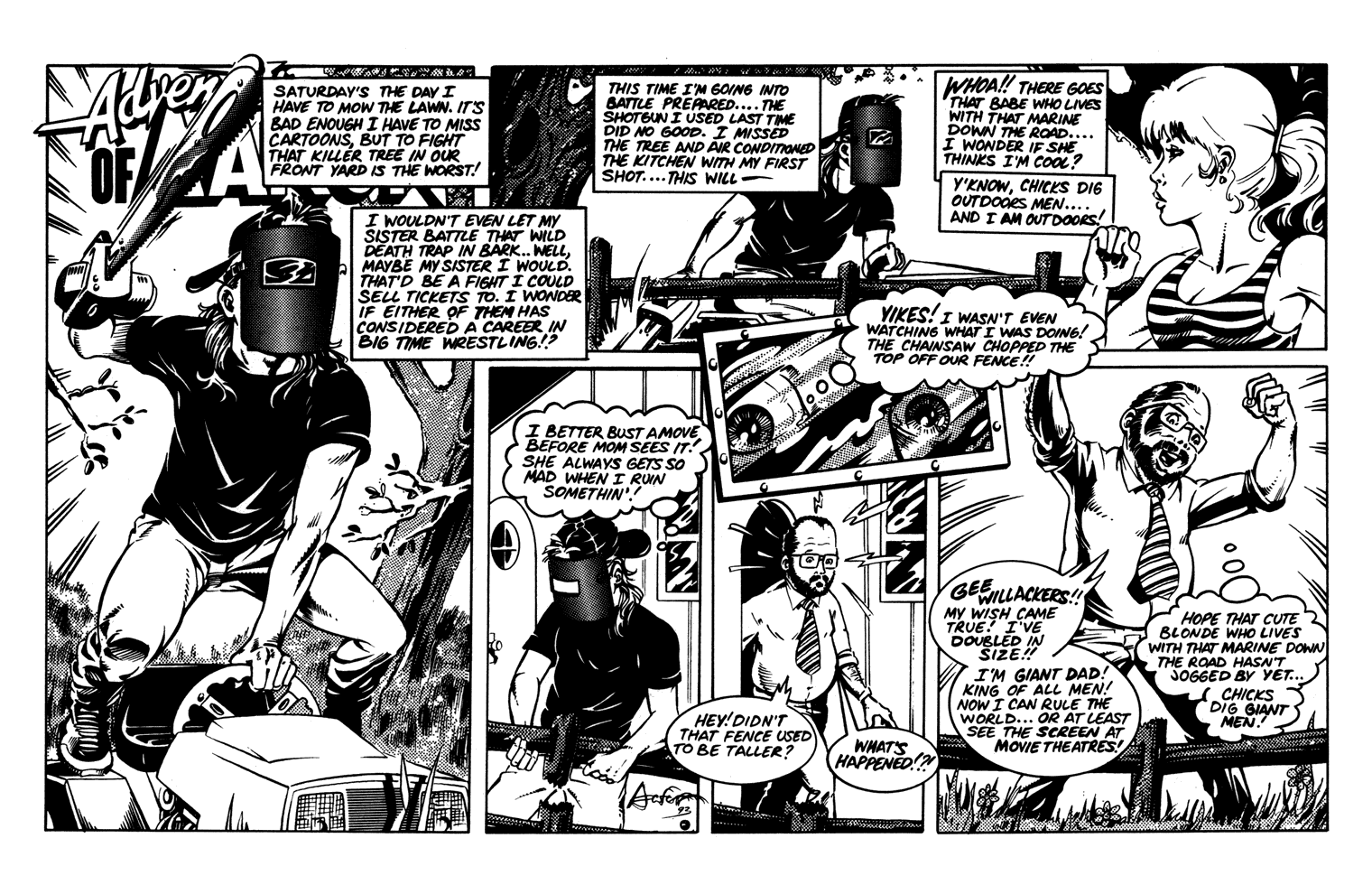 Read online Aaron Strips comic -  Issue #1 - 17