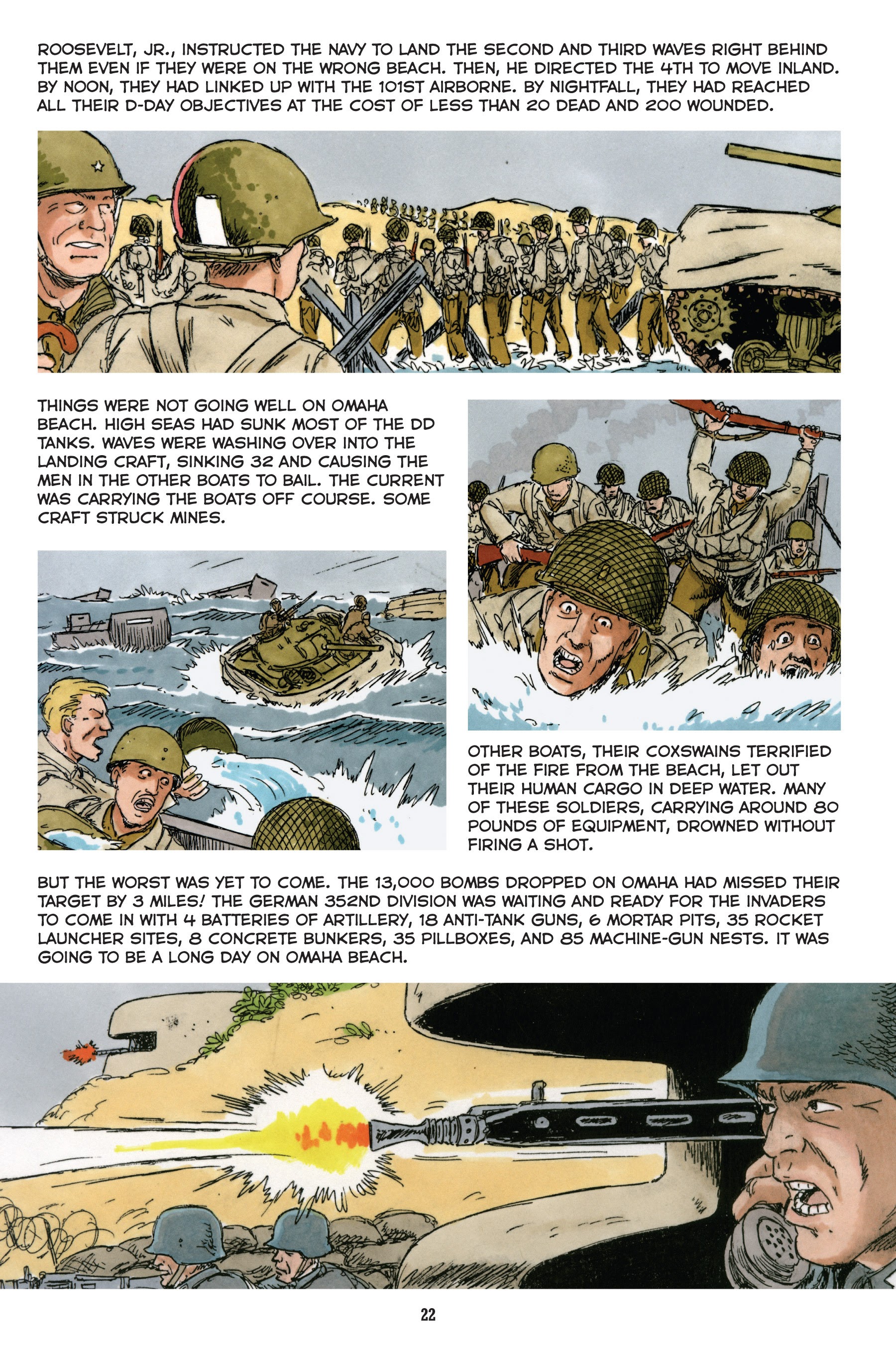 Read online Normandy: A Graphic History of D-Day, the Allied Invasion of Hitler's Fortress Europe comic -  Issue # TPB - 23