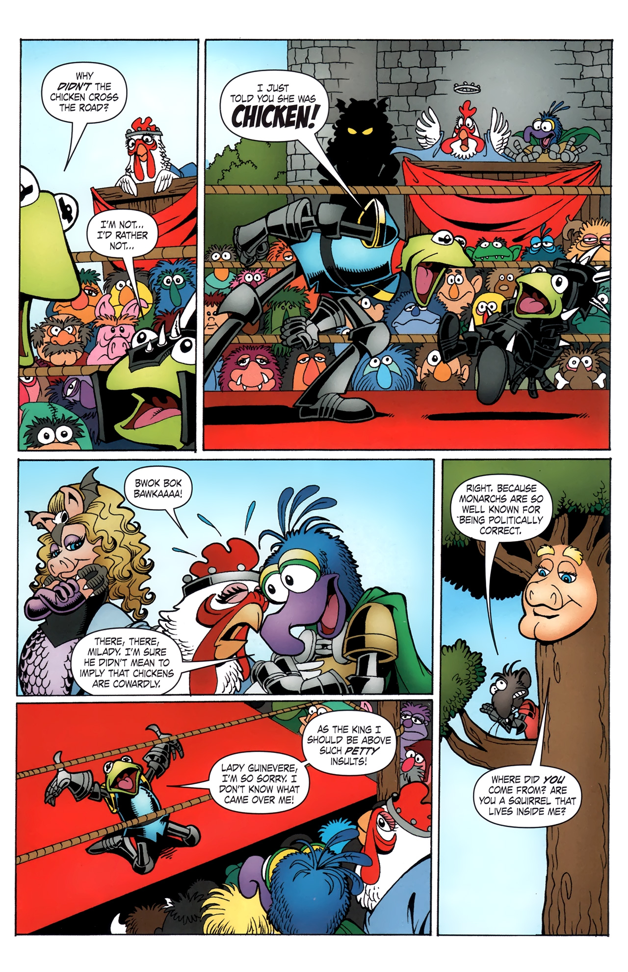 Read online Muppet King Arthur comic -  Issue #4 - 15