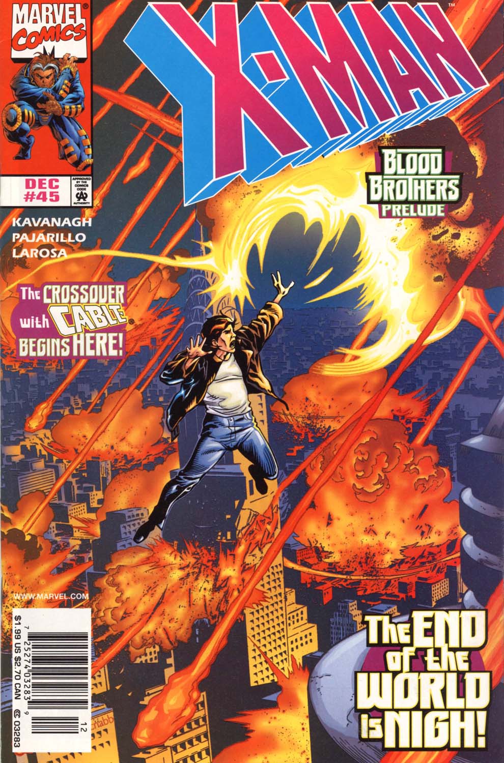 Read online X-Man comic -  Issue #45 - 1