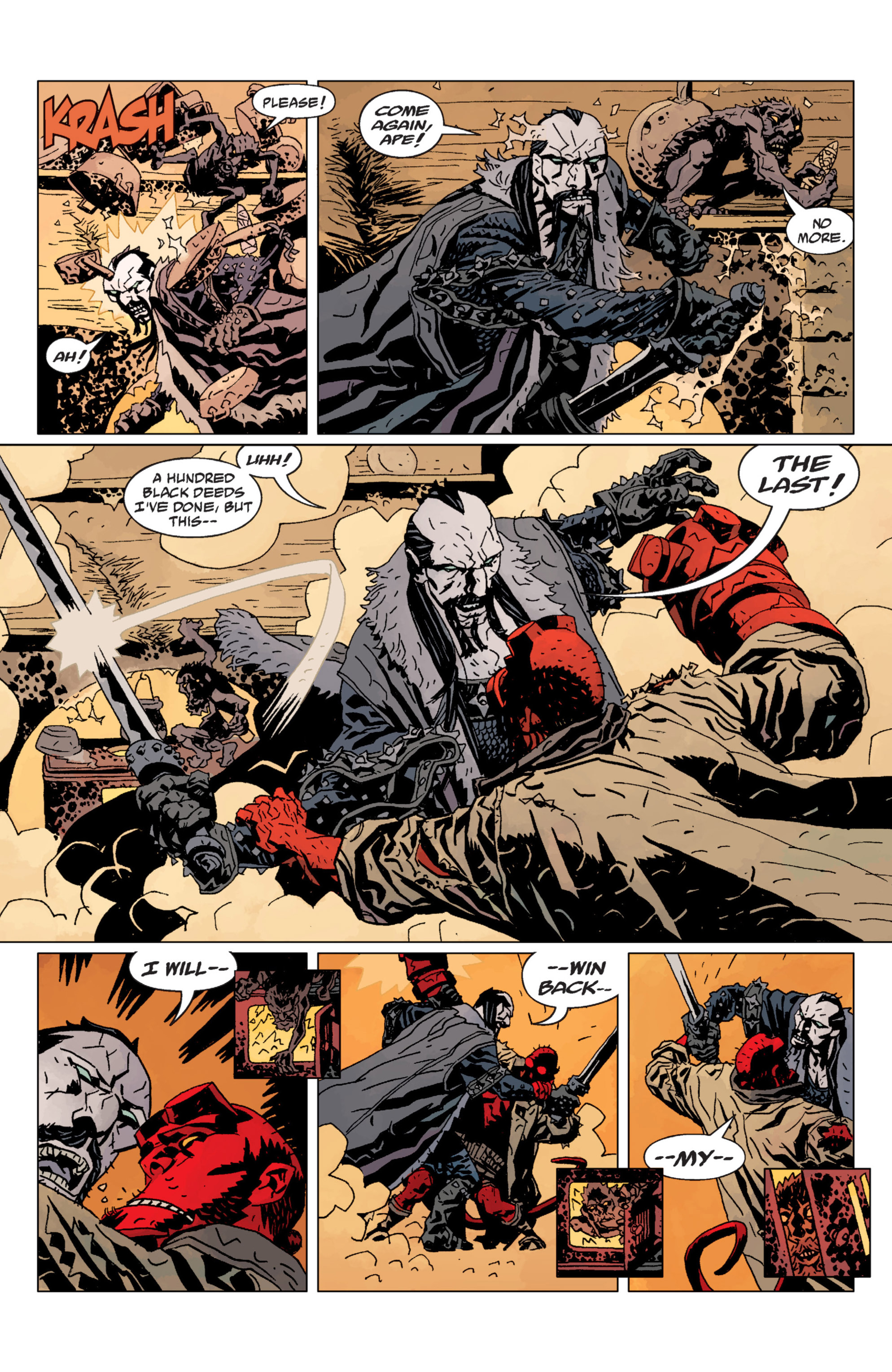 Read online Hellboy comic -  Issue #8 - 98
