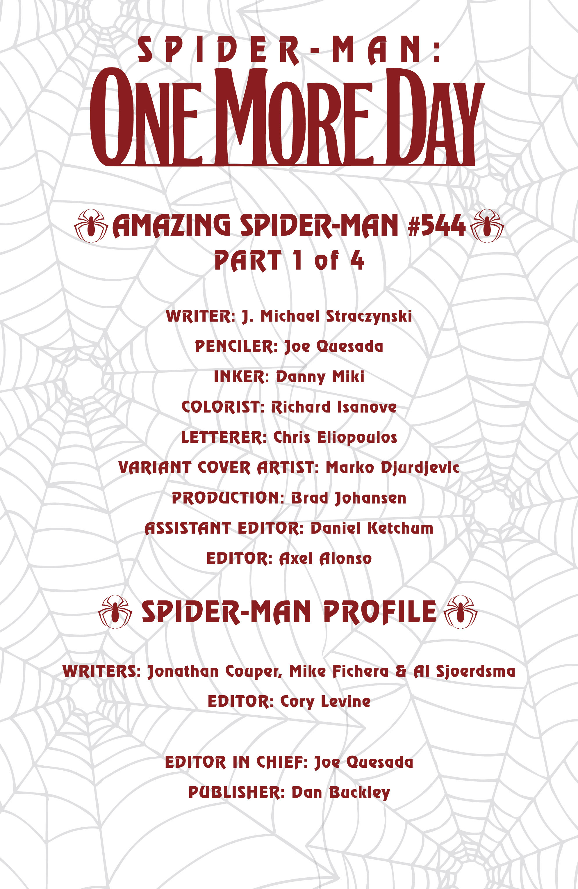 Read online The Amazing Spider-Man (1963) comic -  Issue #544 - 2