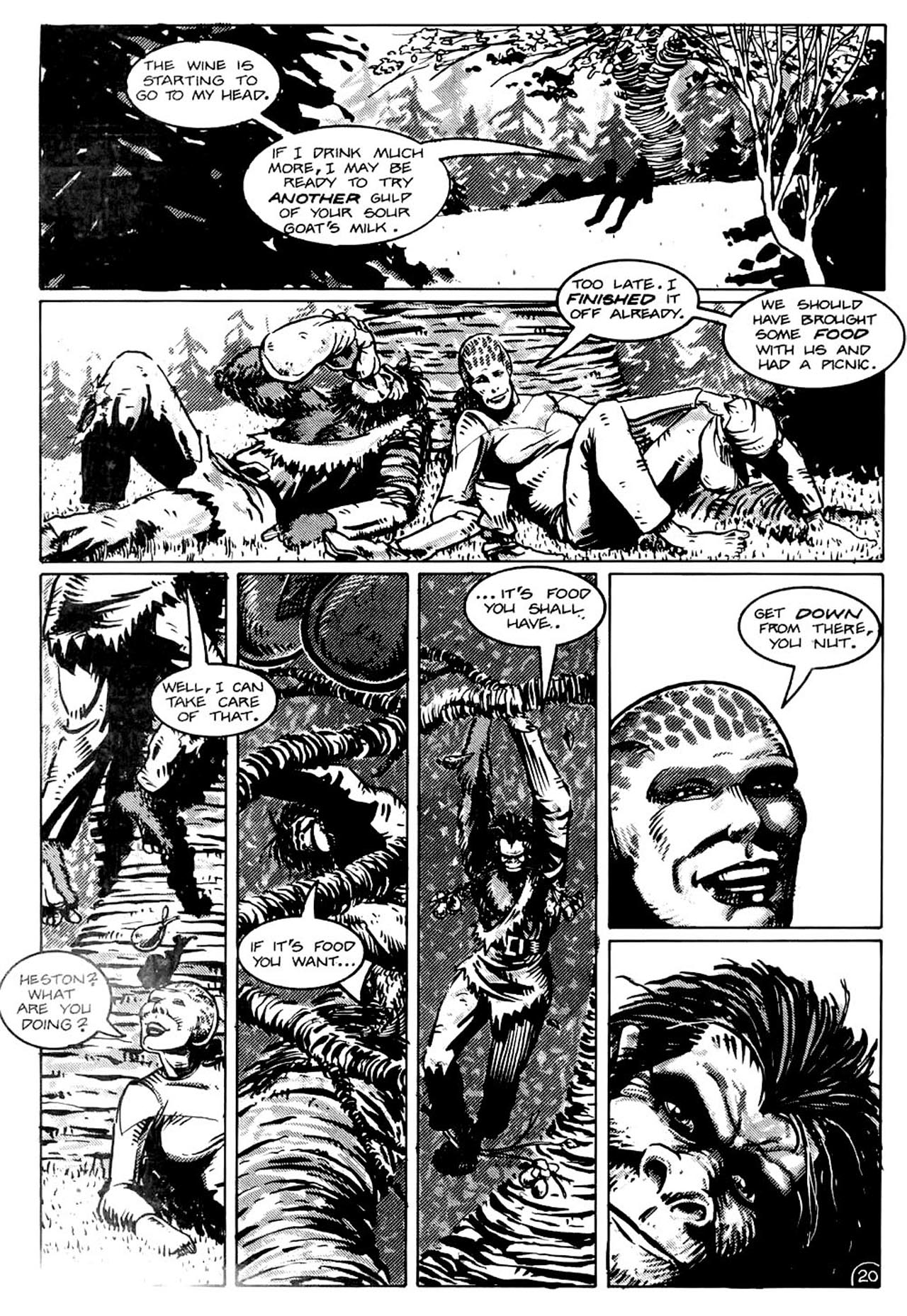 Read online Planet of the Apes (1990) comic -  Issue #13 - 22