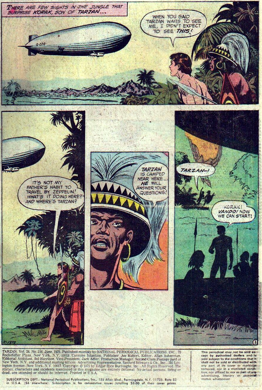 Read online Tarzan (1972) comic -  Issue #238 - 2