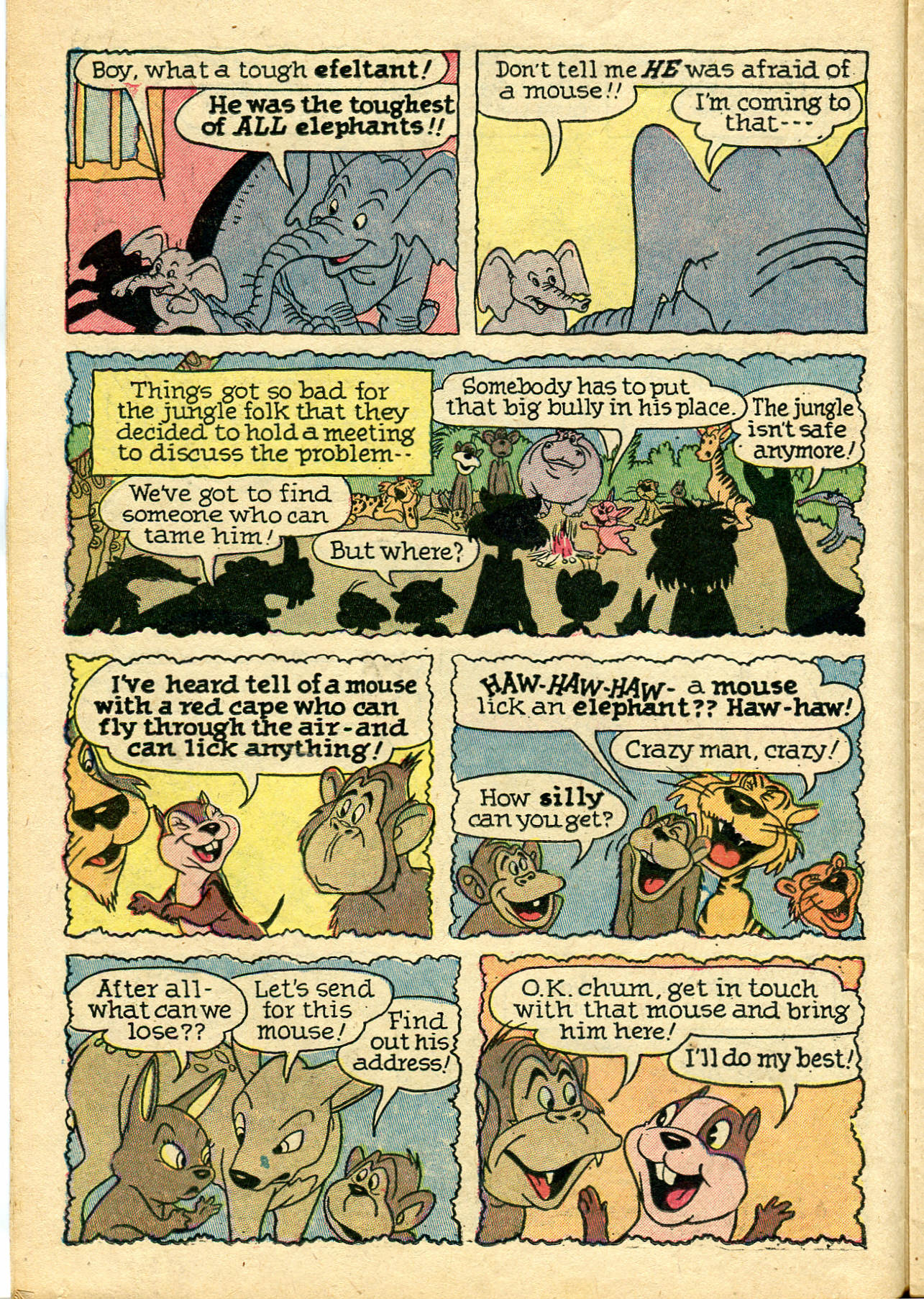 Read online Paul Terry's Mighty Mouse Comics comic -  Issue #69 - 14