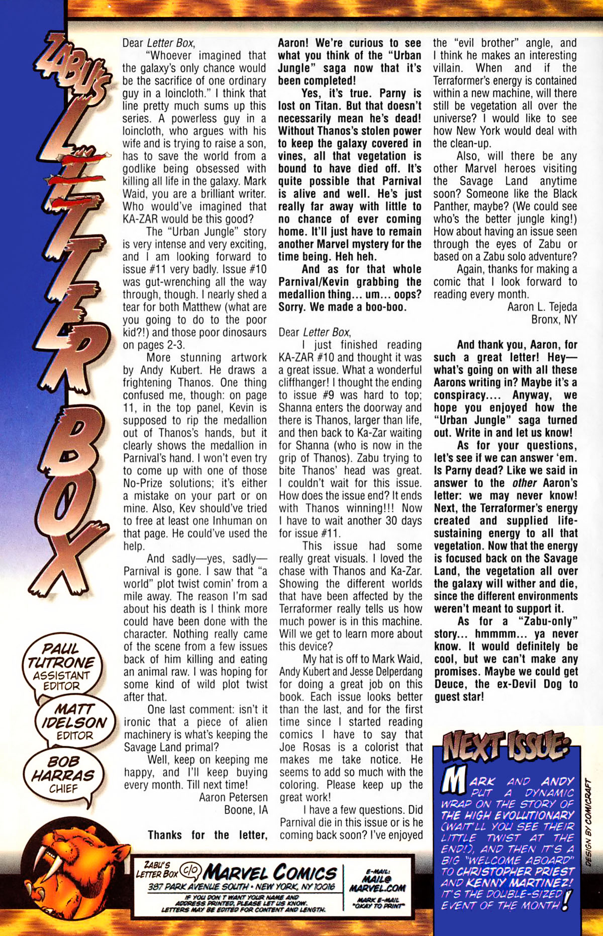 Read online Ka-Zar (1997) comic -  Issue #13 - 25