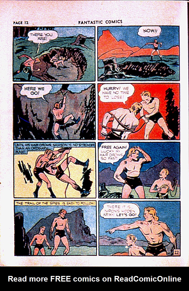 Read online Fantastic Comics comic -  Issue #13 - 15