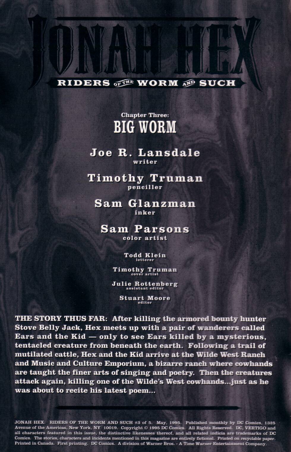 Read online Jonah Hex: Riders of the Worm and Such comic -  Issue #3 - 2