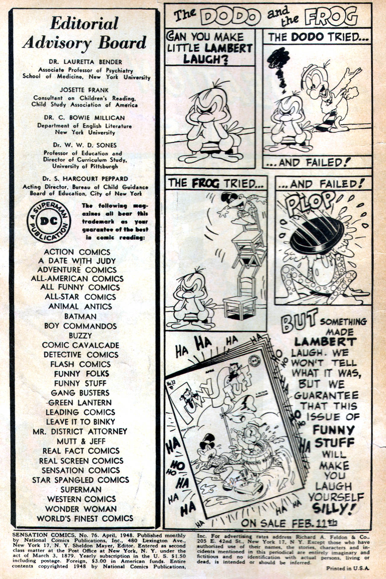 Read online Sensation (Mystery) Comics comic -  Issue #76 - 2