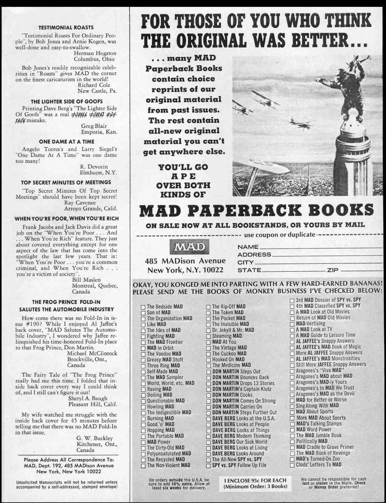 Read online MAD comic -  Issue #192 - 5