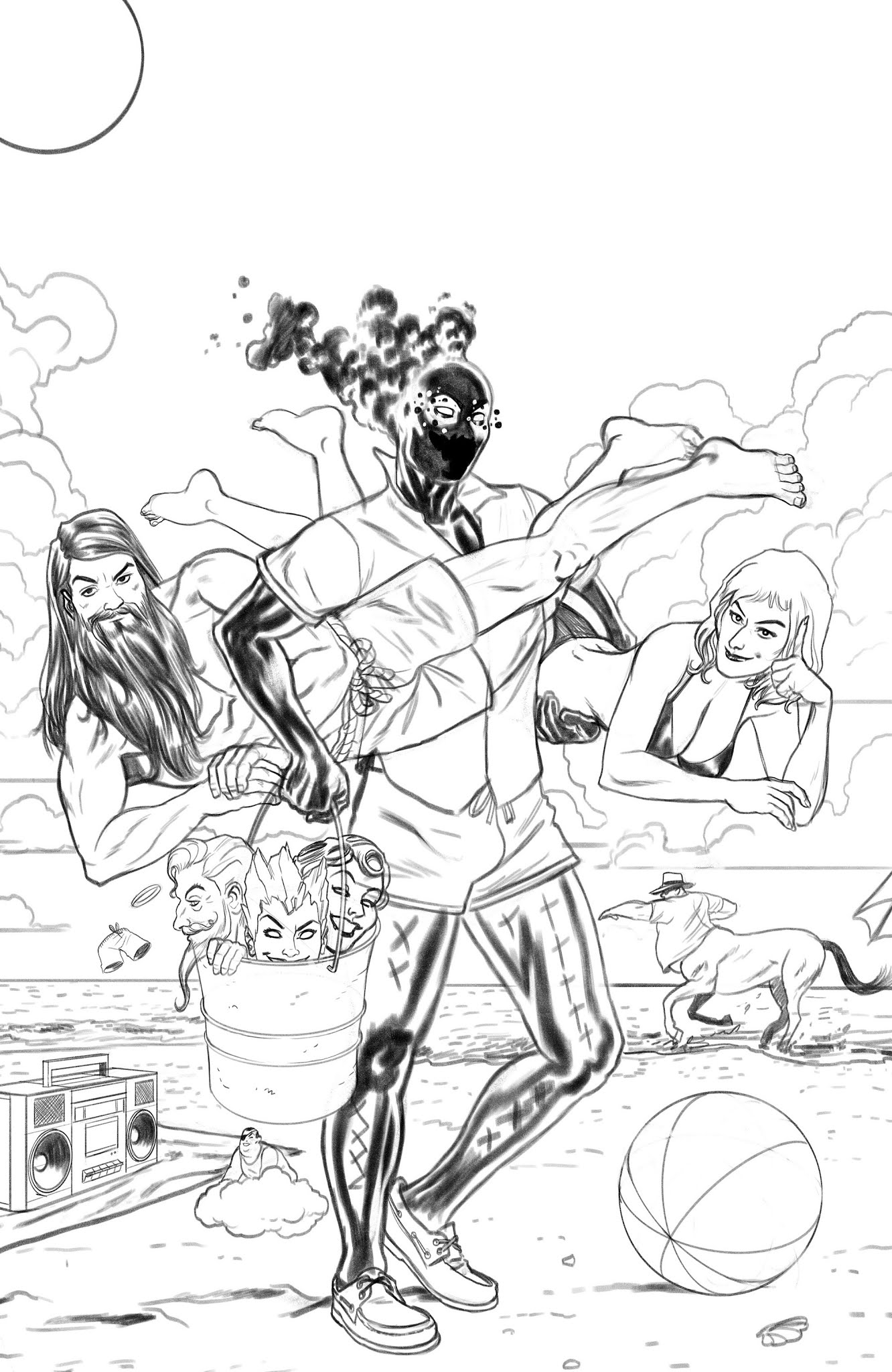 Read online Curse Words Summer Swimsuit Special comic -  Issue # Full - 25