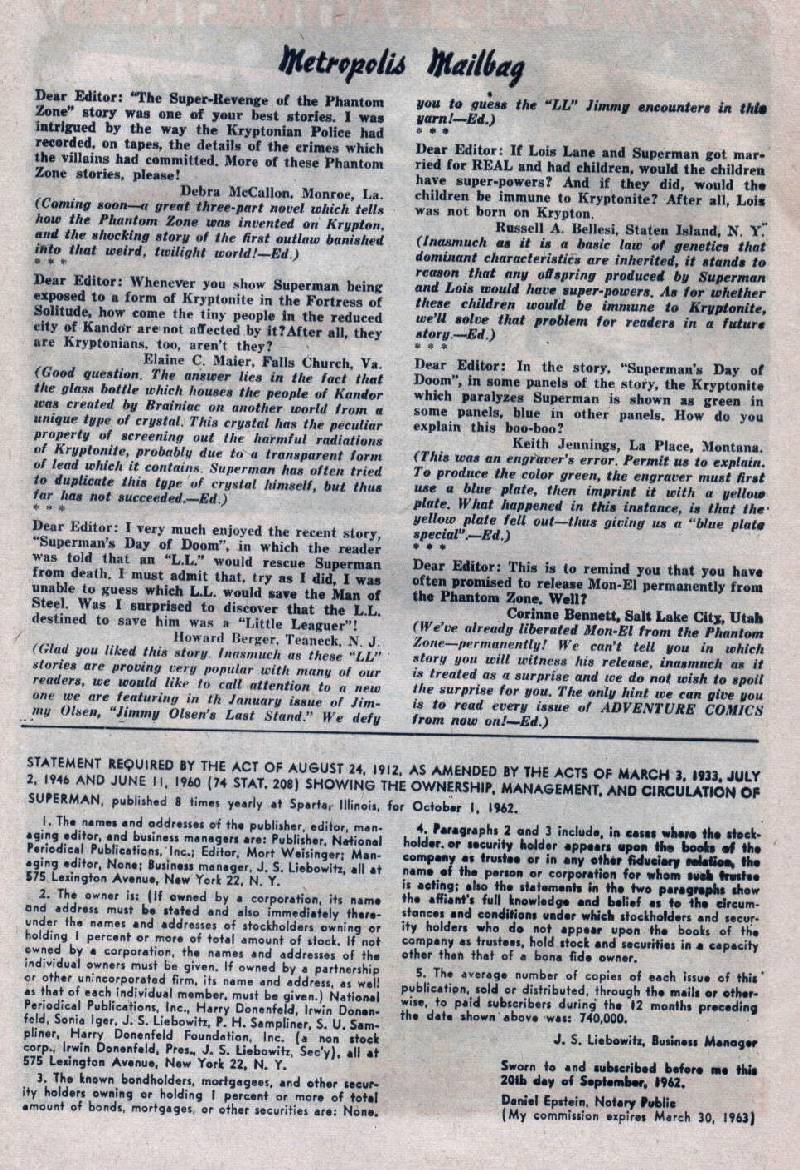 Read online Superman (1939) comic -  Issue #159 - 20