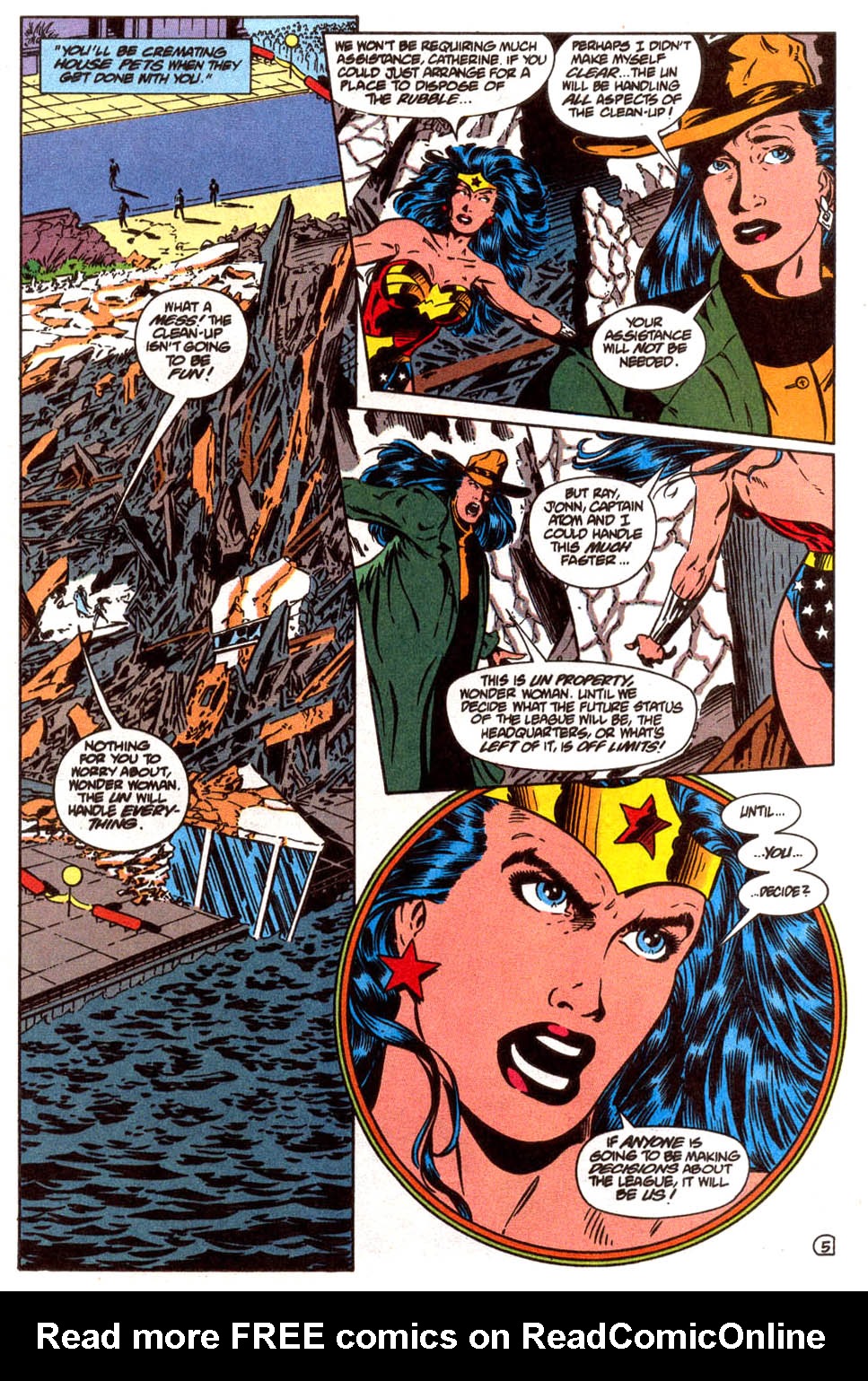 Read online Justice League America comic -  Issue #91 - 5