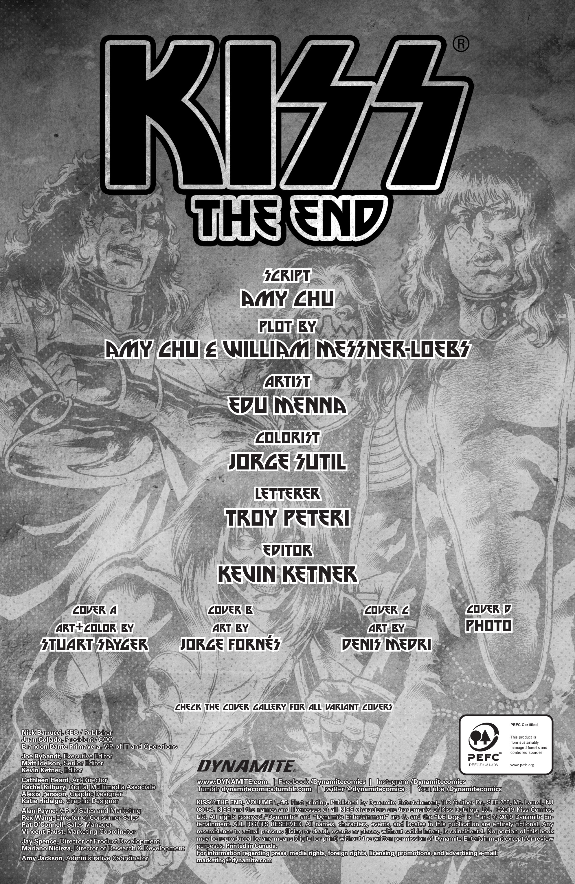 Read online KISS: The End comic -  Issue #5 - 5