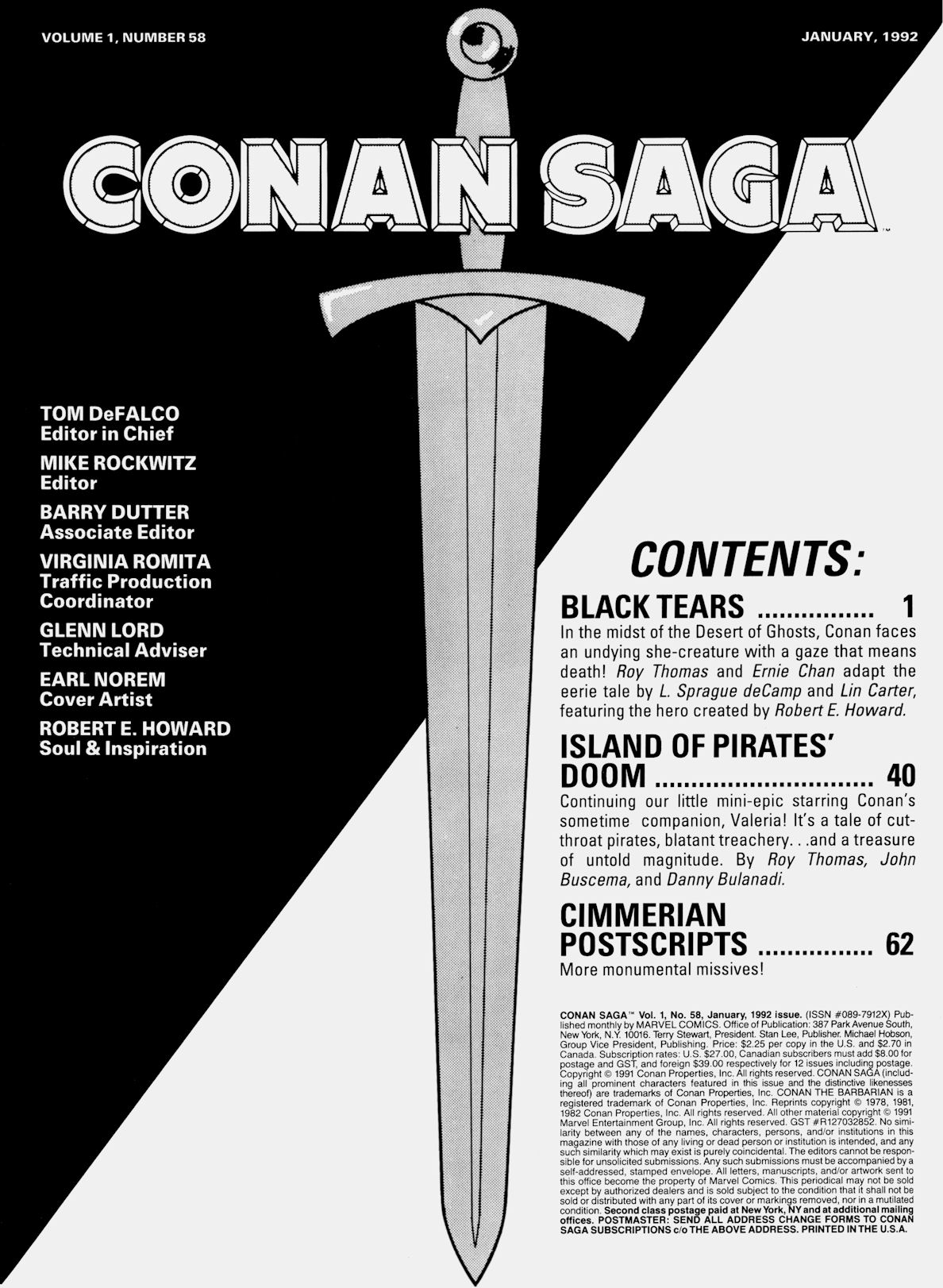 Read online Conan Saga comic -  Issue #58 - 2