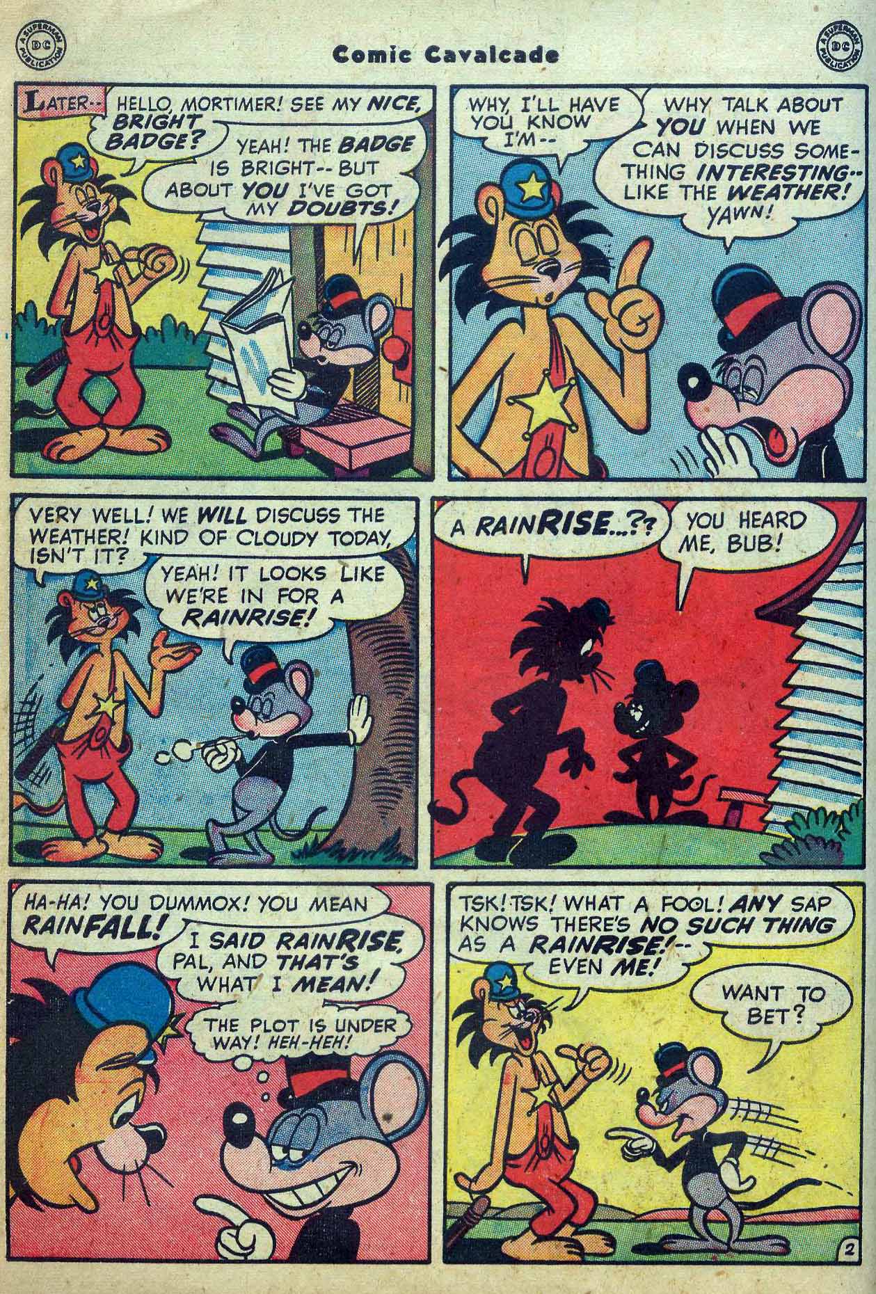 Read online Comic Cavalcade comic -  Issue #33 - 44