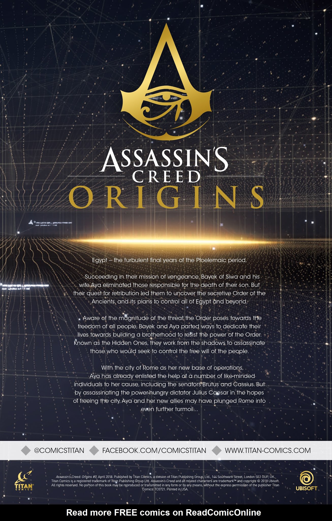 Read online Assassin's Creed: Origins comic -  Issue #2 - 3