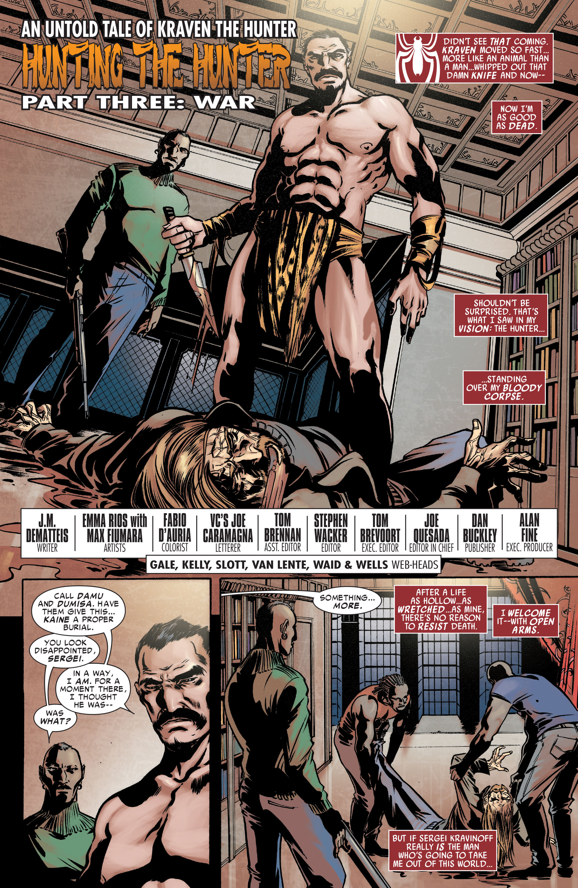 Read online Amazing Spider-Man: Grim Hunt comic -  Issue # TPB (Part 2) - 1