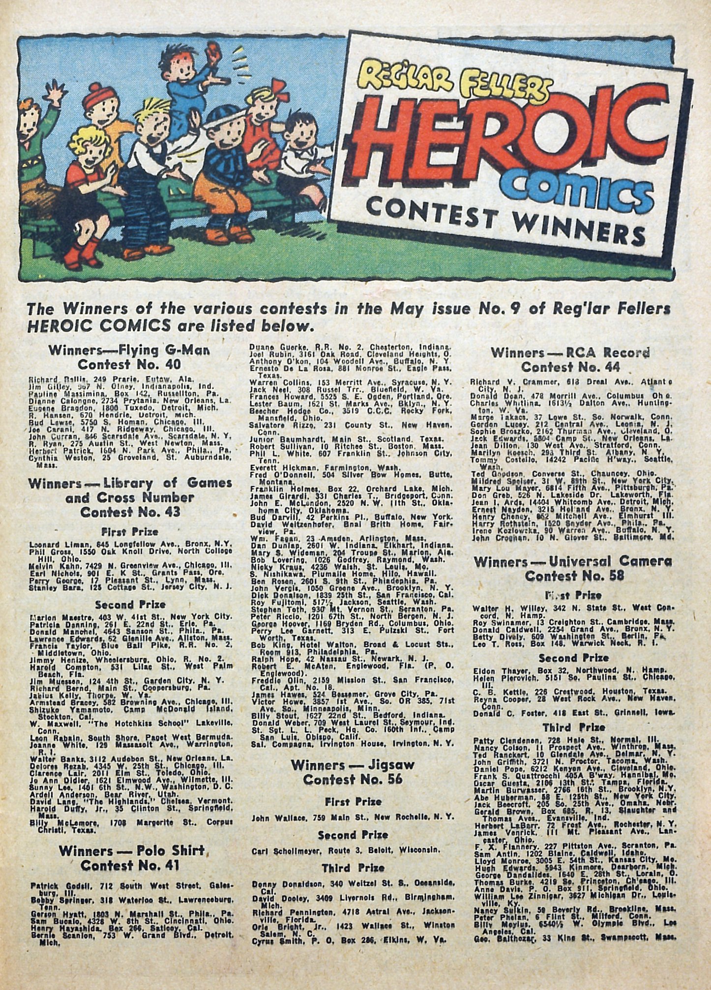 Read online Reg'lar Fellers Heroic Comics comic -  Issue #12 - 57