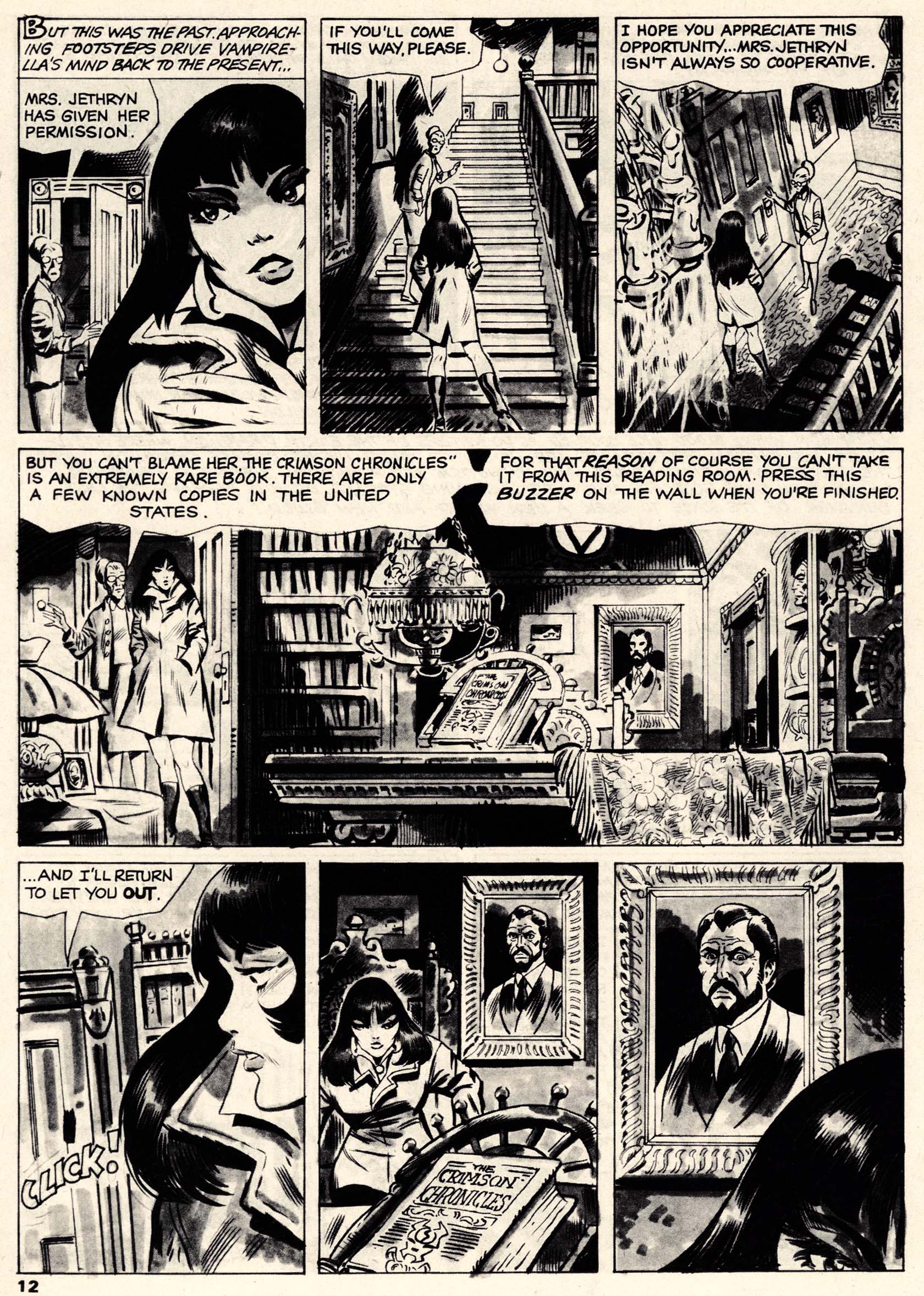 Read online Vampirella (1969) comic -  Issue #9 - 12
