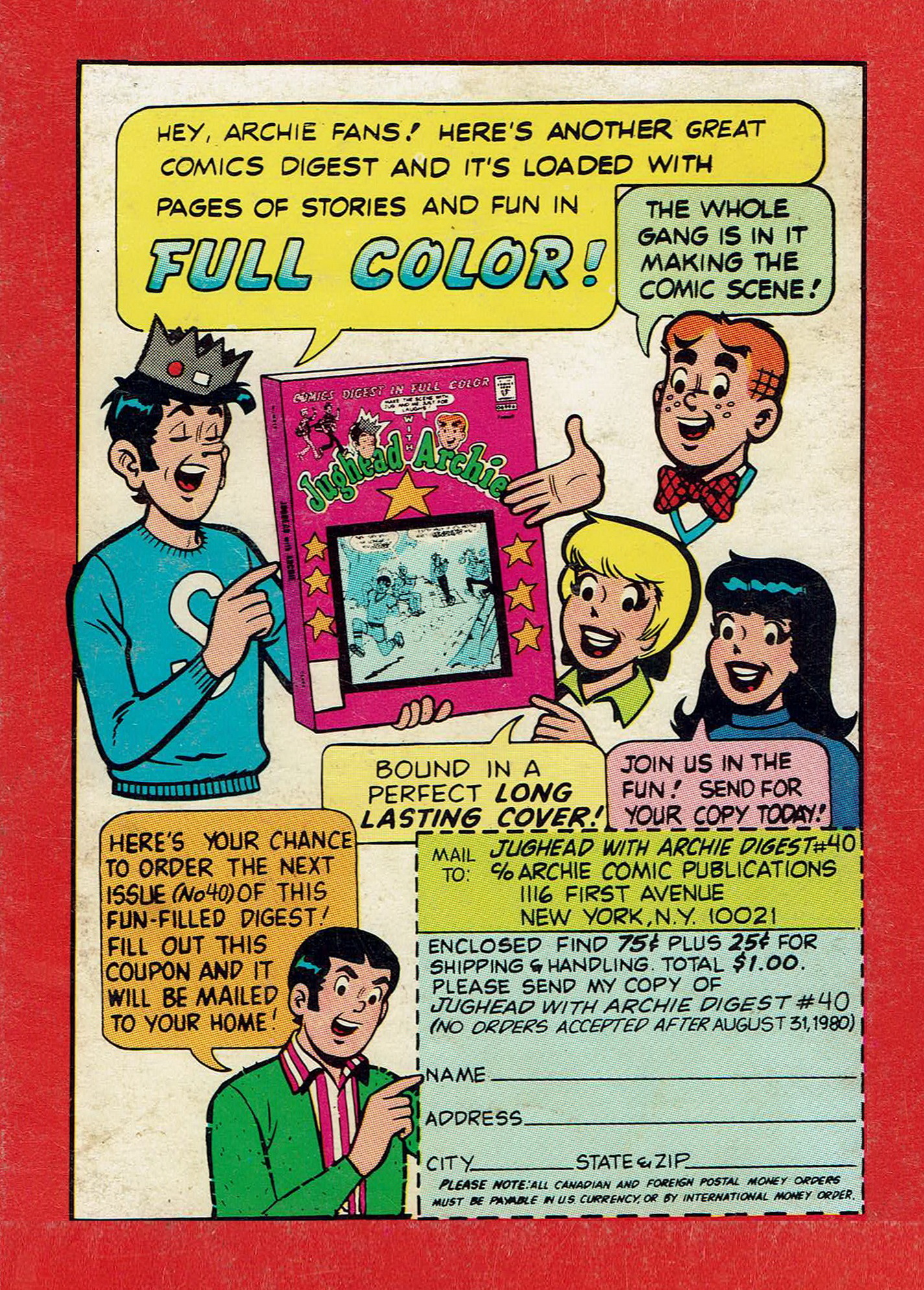 Read online Archie Digest Magazine comic -  Issue #43 - 131