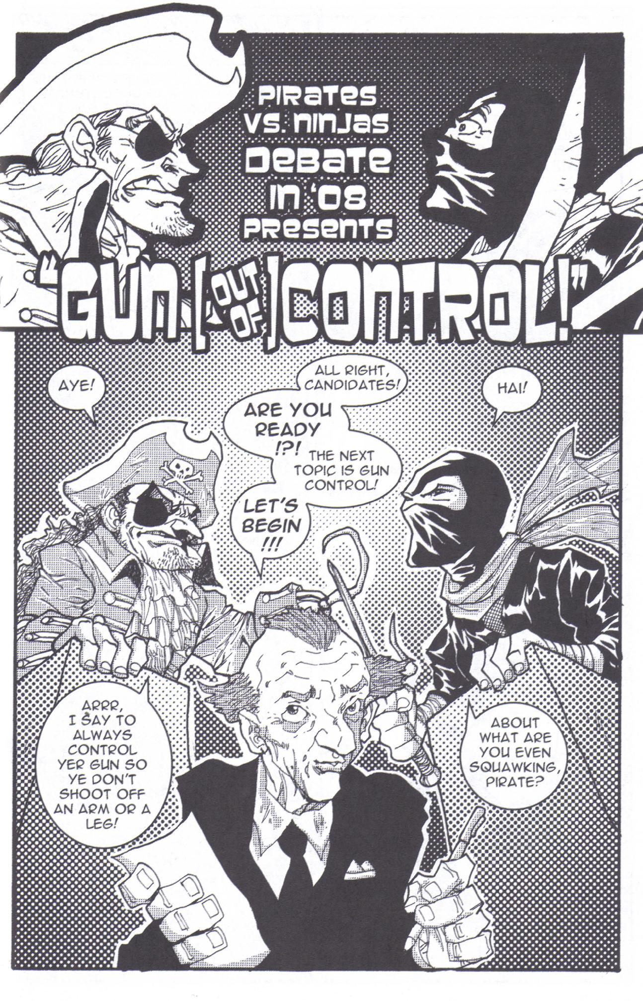 Read online Pirates vs Ninjas: Debate in '08 comic -  Issue # Full - 13