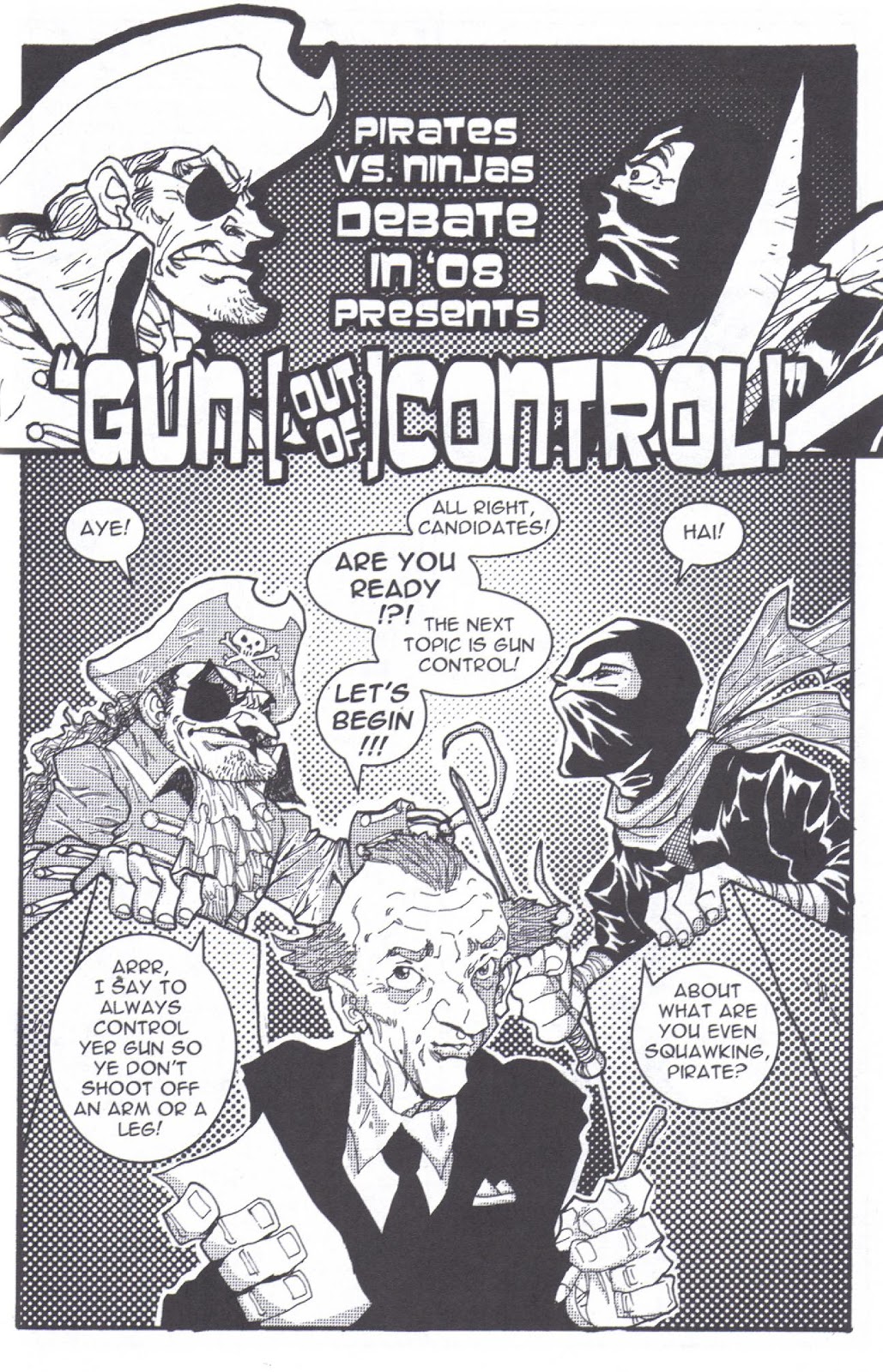 Pirates vs Ninjas: Debate in '08 issue Full - Page 13