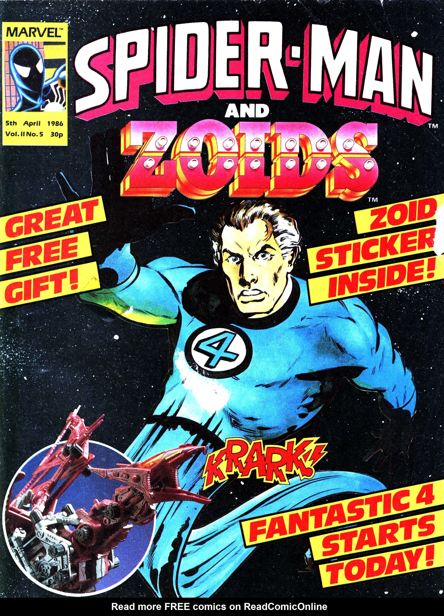 Read online Spider-Man and Zoids comic -  Issue #5 - 1