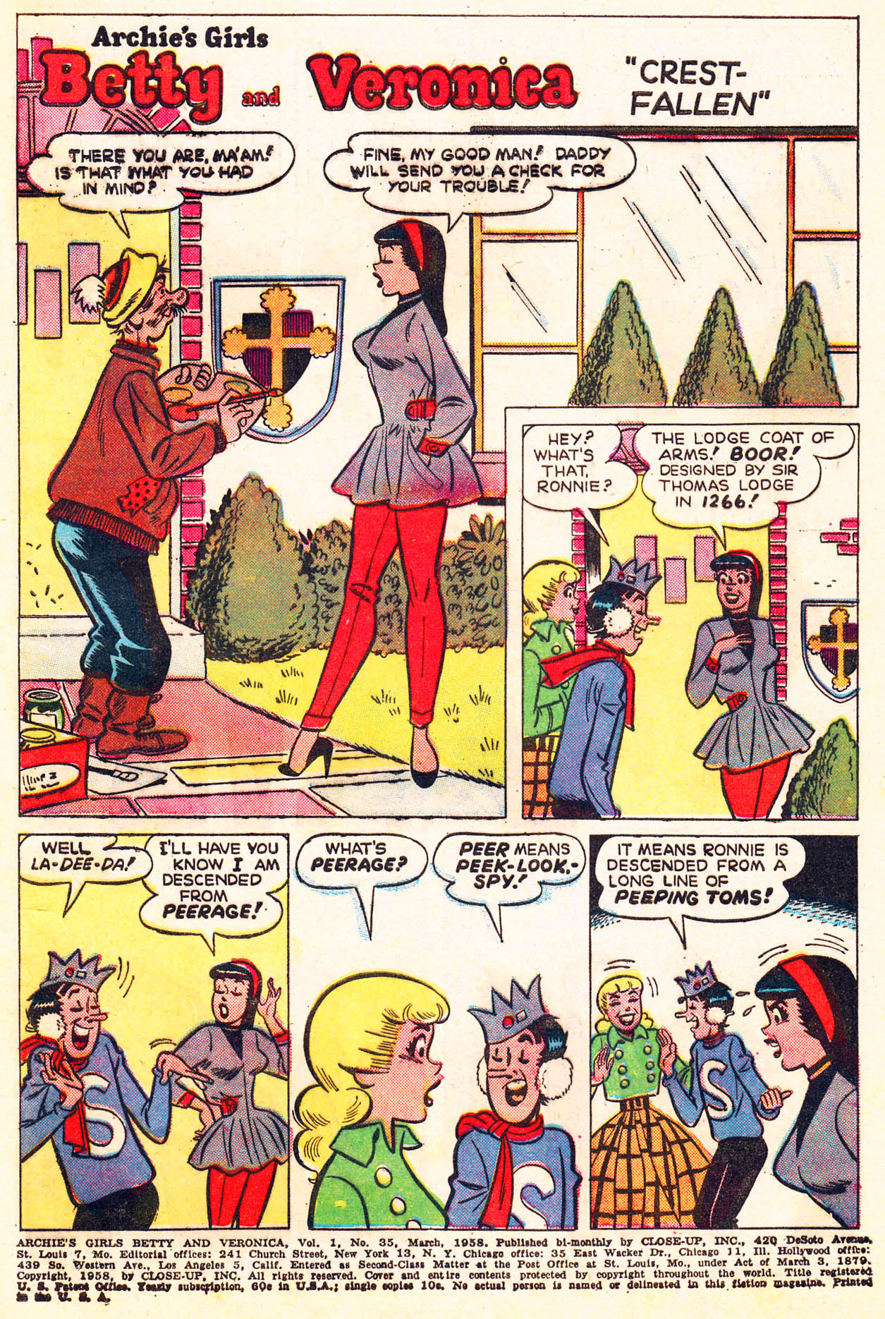 Read online Archie's Girls Betty and Veronica comic -  Issue #35 - 3