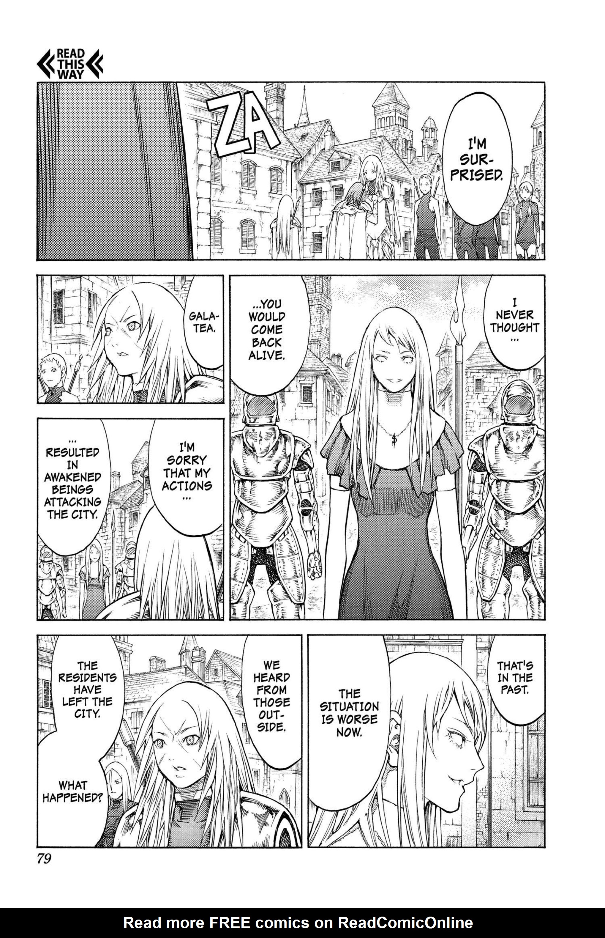 Read online Claymore comic -  Issue #23 - 73