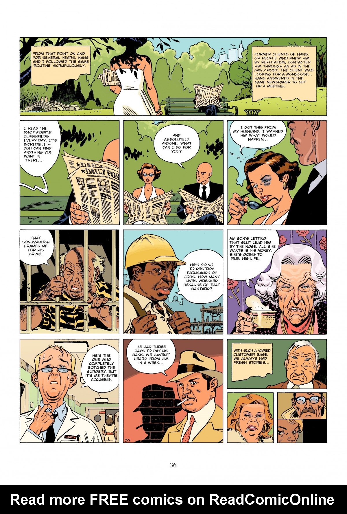 Read online XIII Mystery comic -  Issue #1 - 36