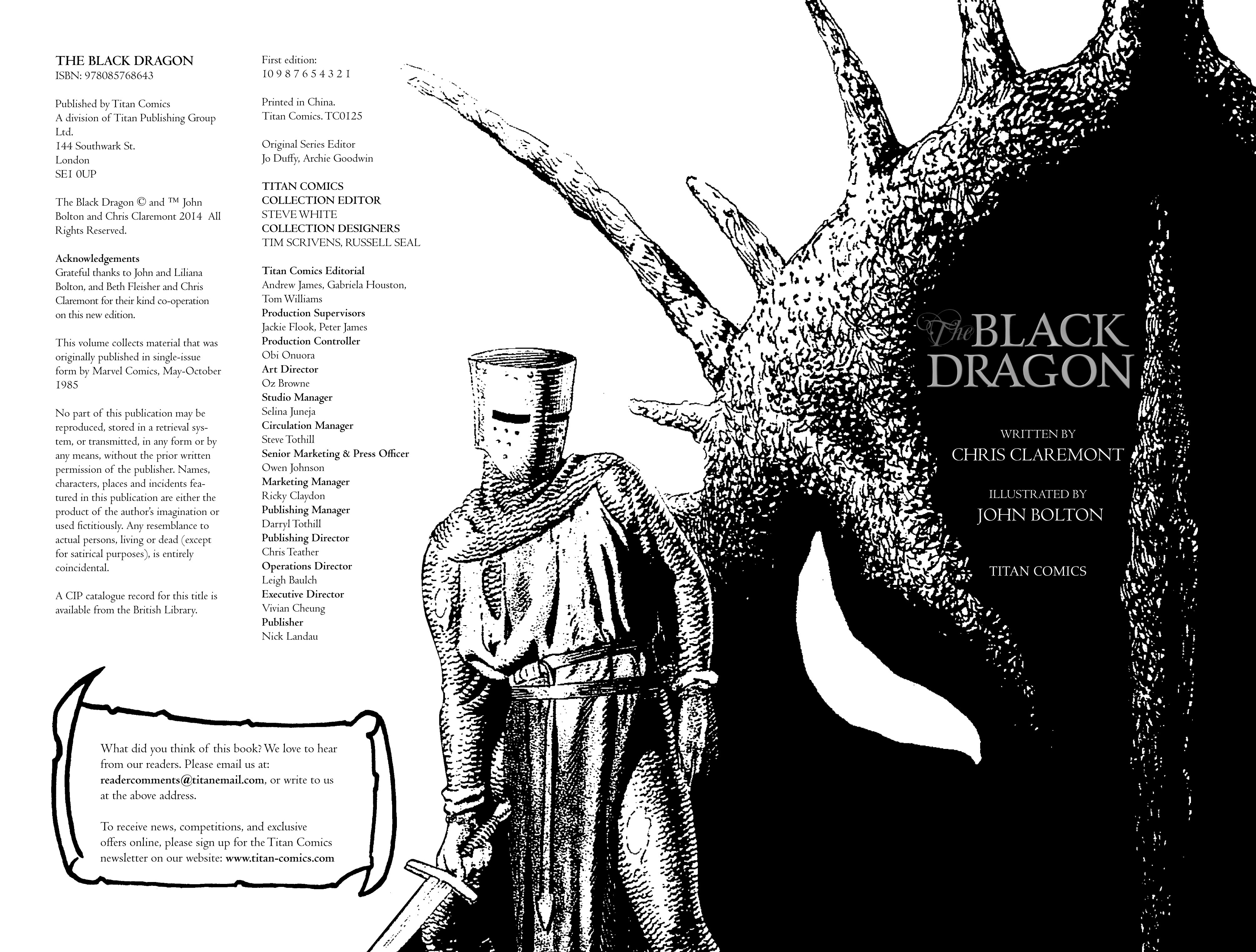 Read online The Black Dragon (2014) comic -  Issue # TPB (Part 1) - 3