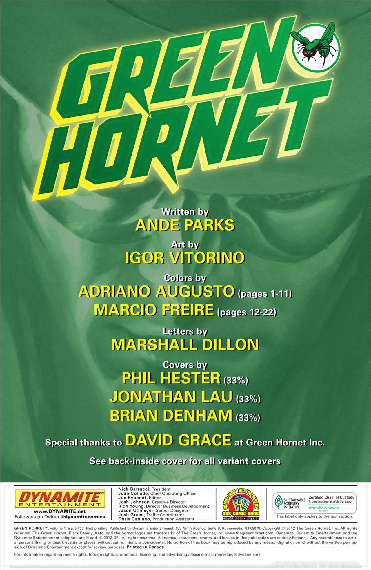 Read online Green Hornet comic -  Issue #22 - 4