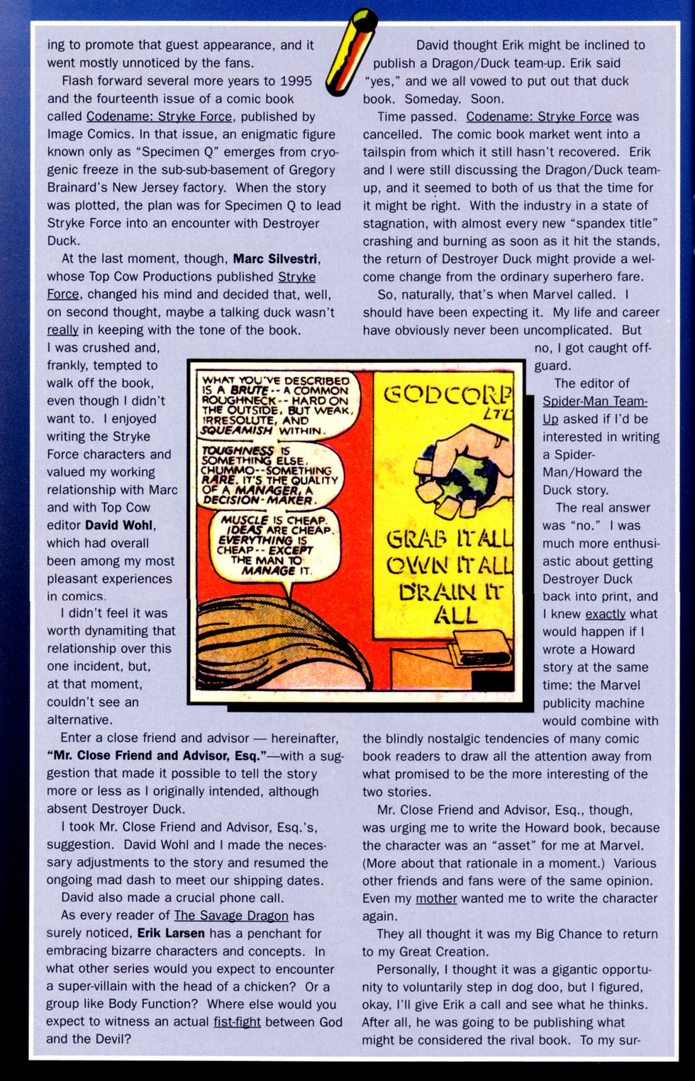 The Savage Dragon/Destroyer Duck issue Full - Page 45