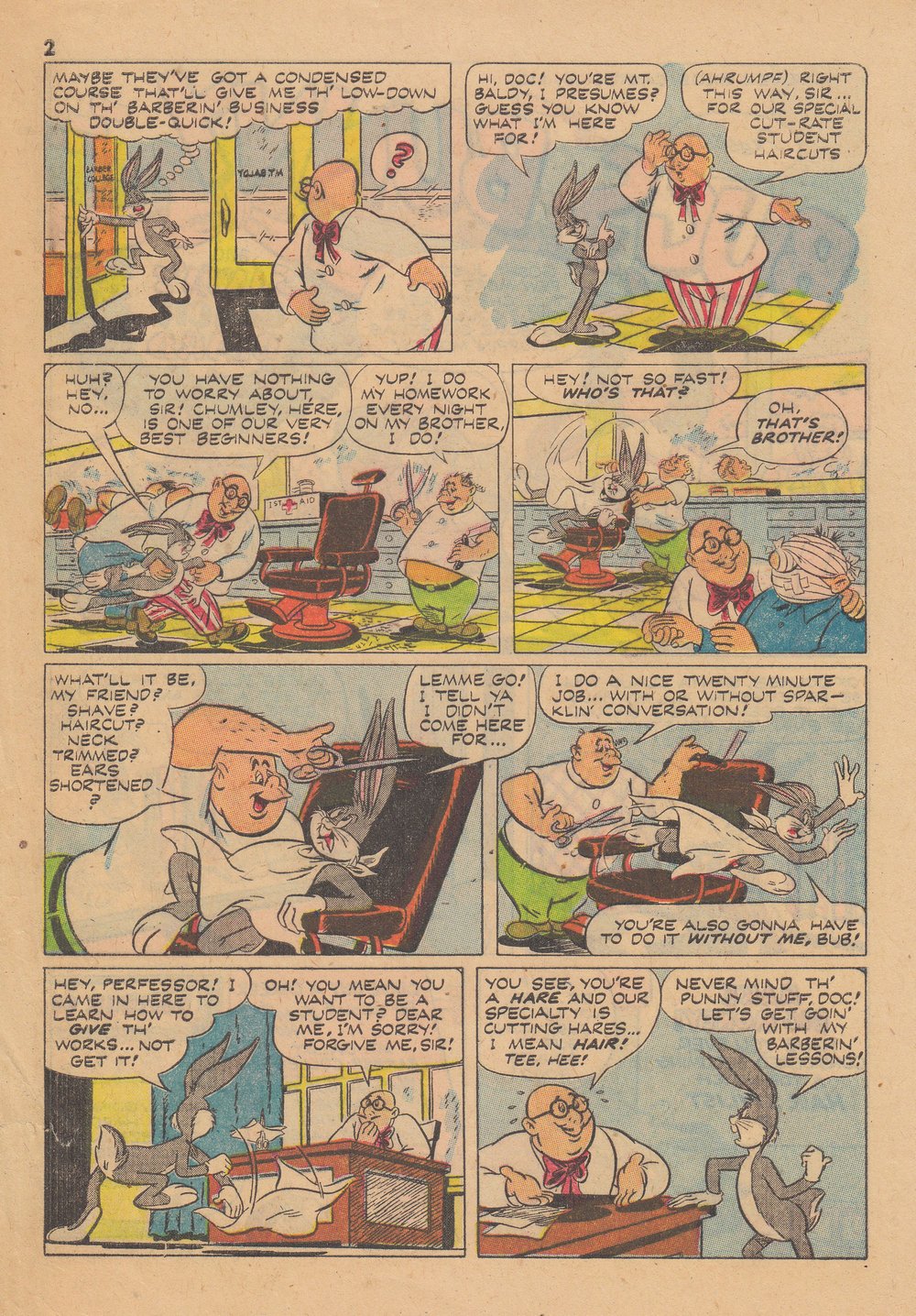 Read online Bugs Bunny's Christmas Funnies comic -  Issue # TPB 2 - 4