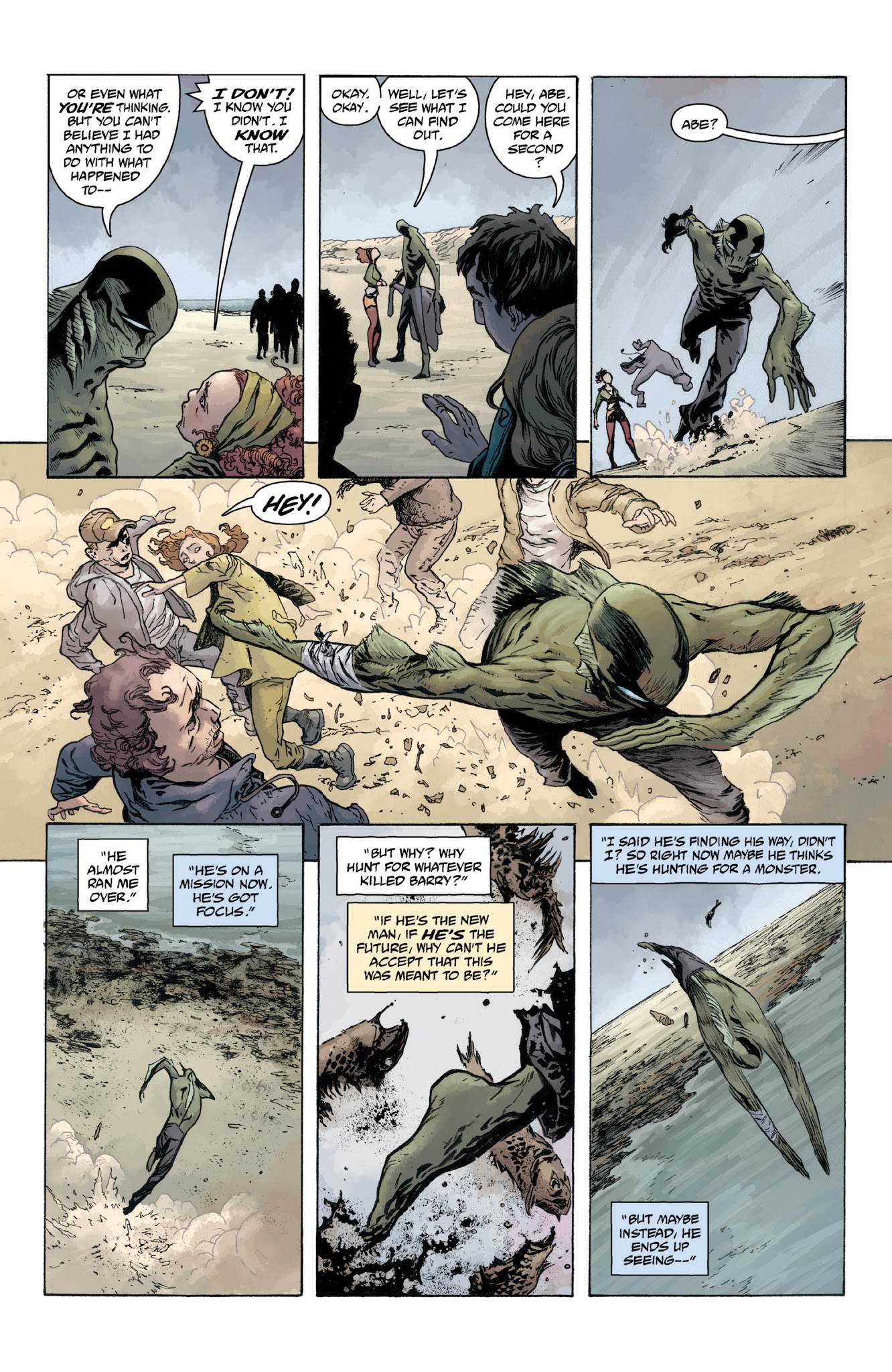 Read online Abe Sapien: Dark and Terrible and The New Race of Man comic -  Issue # TPB - 106
