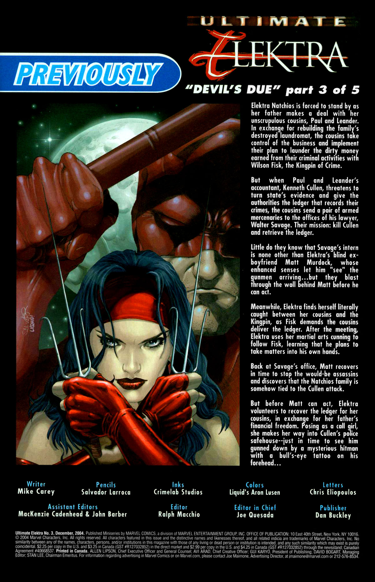 Ultimate Elektra Issue #3 #3 - English 3