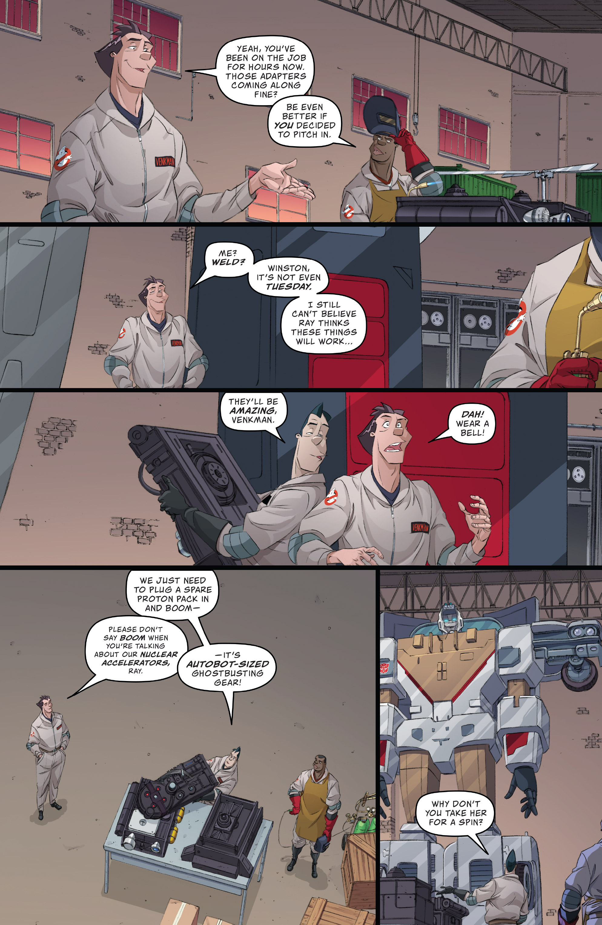 Read online Transformers/Ghostbusters comic -  Issue #4 - 8