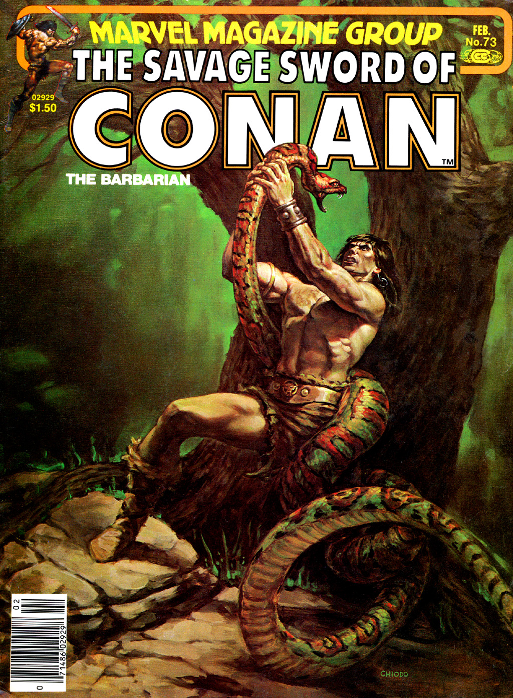 Read online The Savage Sword Of Conan comic -  Issue #73 - 1