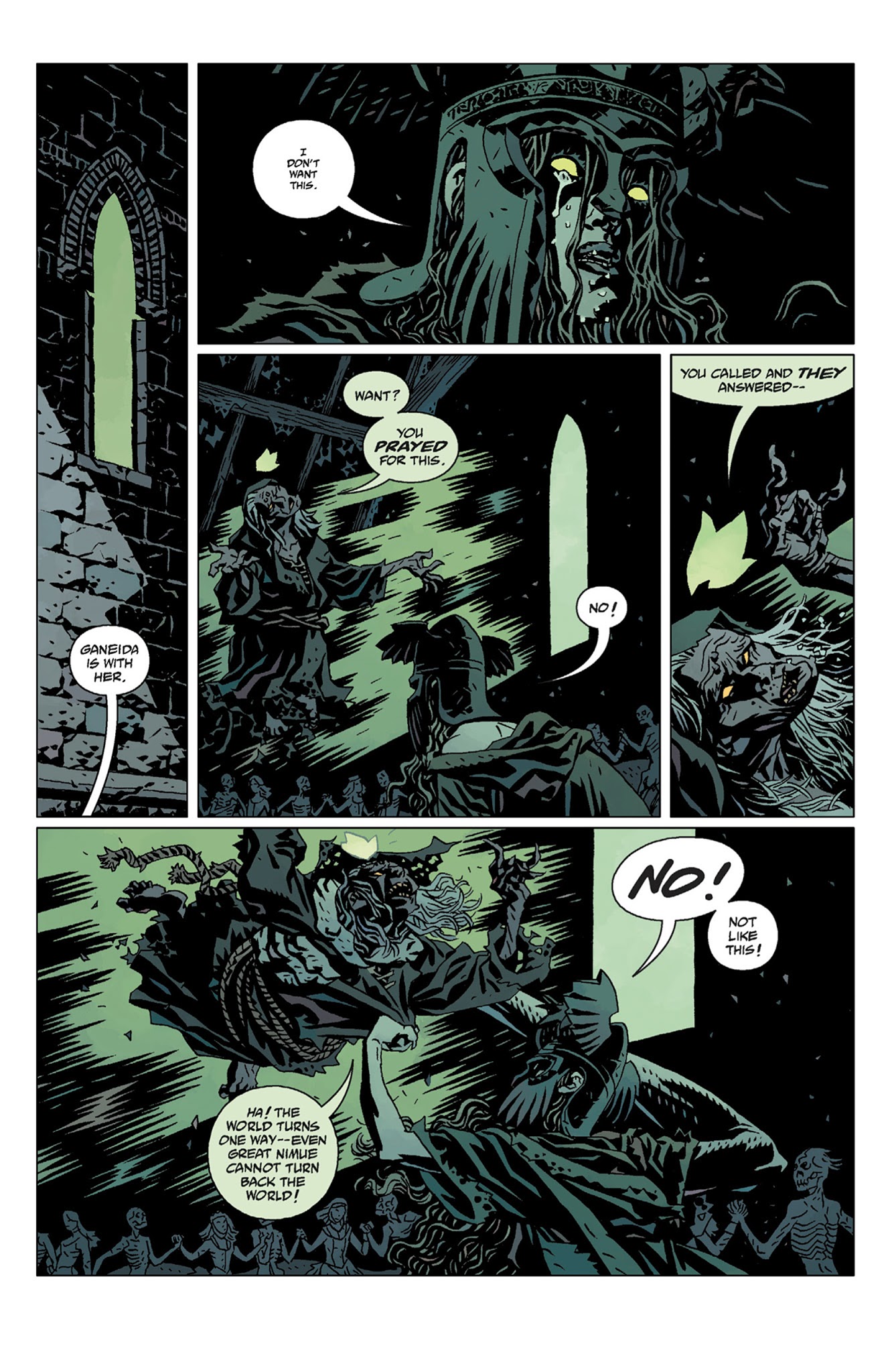 Read online Hellboy: The Storm And The Fury comic -  Issue # TPB - 92